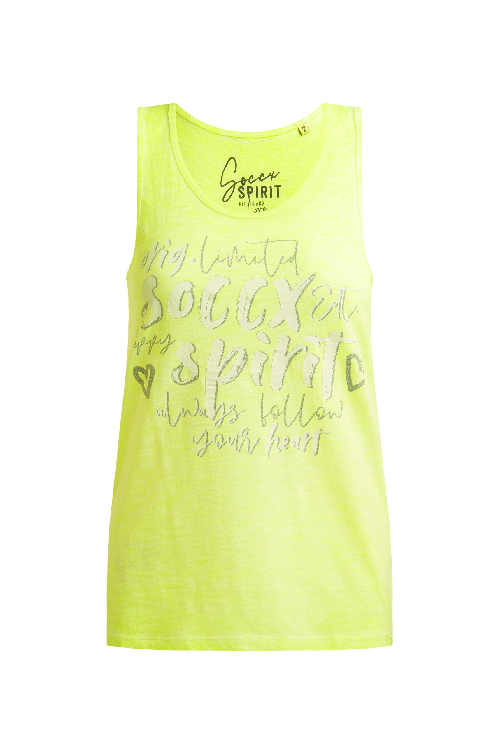 SOCCX Tanktop aus Baumwolle
