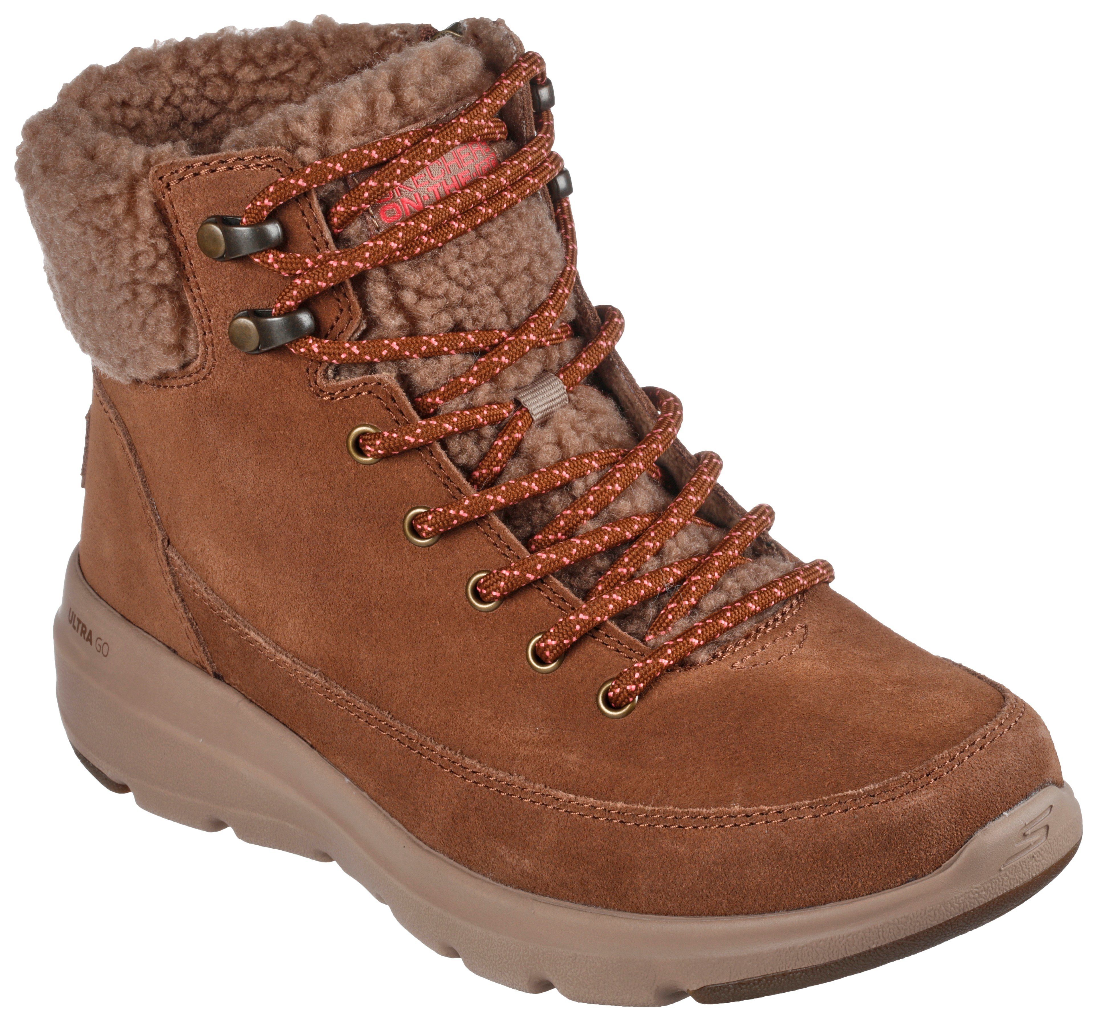 Skechers GLACIAL ULTRA Winterboots Winterschuh, Snowboots, Schnürstiefel mit 3M Scotchgard-Imprägnierung