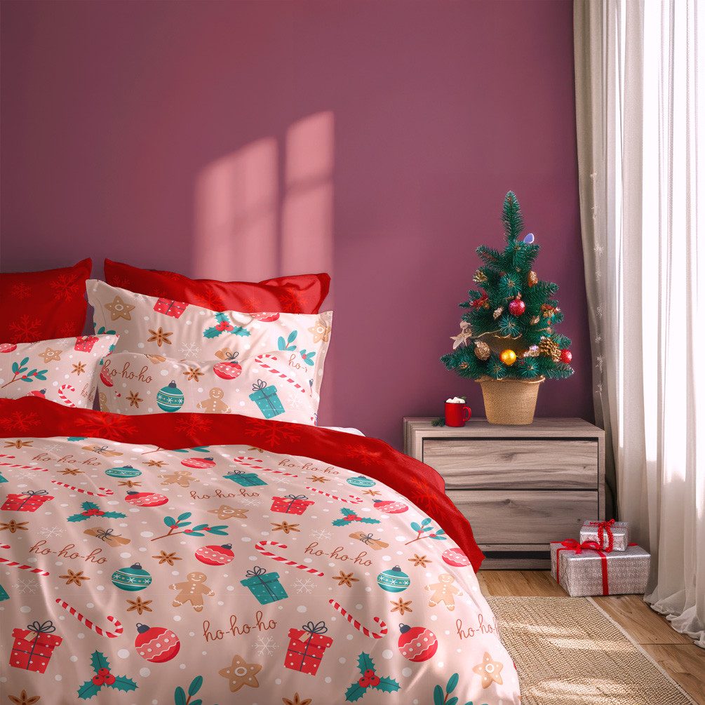 texpot Bettwäsche Weihnachten Winter Wendebettwäsche Garnitur, Baumwolle, 1 günstig online kaufen
