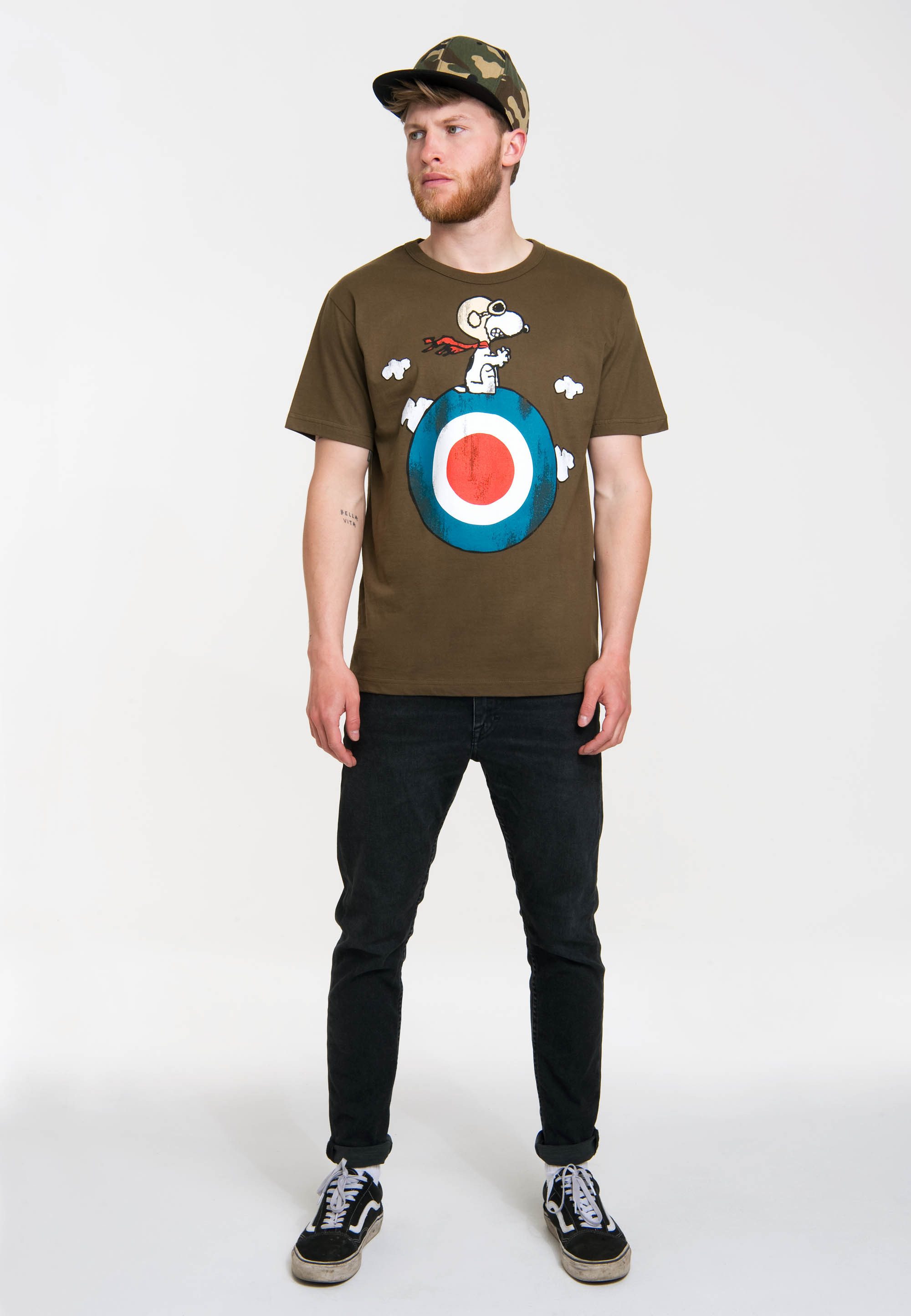 LOGOSHIRT T-Shirt Peanuts - Snoopy Pilot mit lizenziertem Print günstig online kaufen