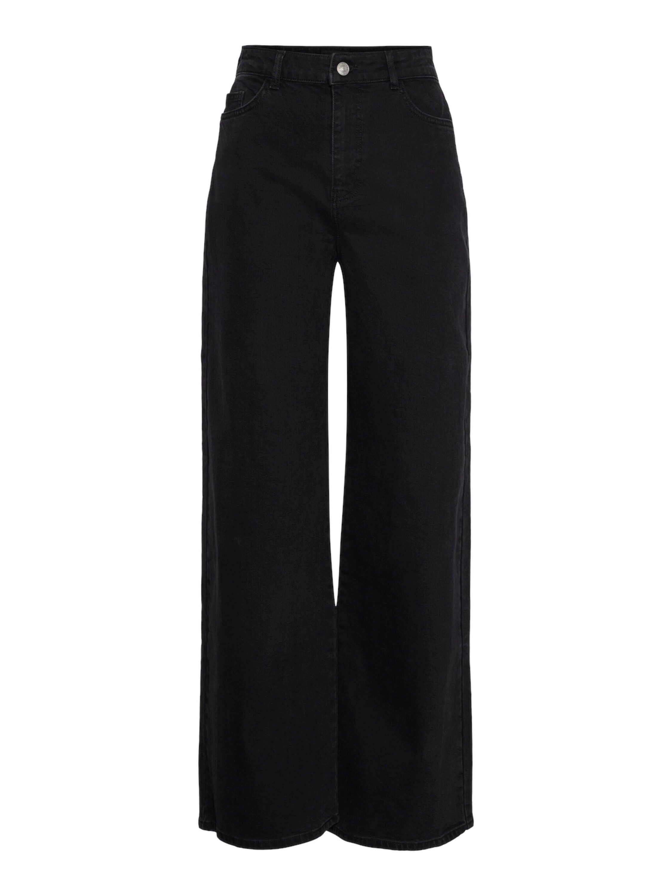 High-waist-Jeans PCSELMA HW WIDE JEANS BL NOOS BC