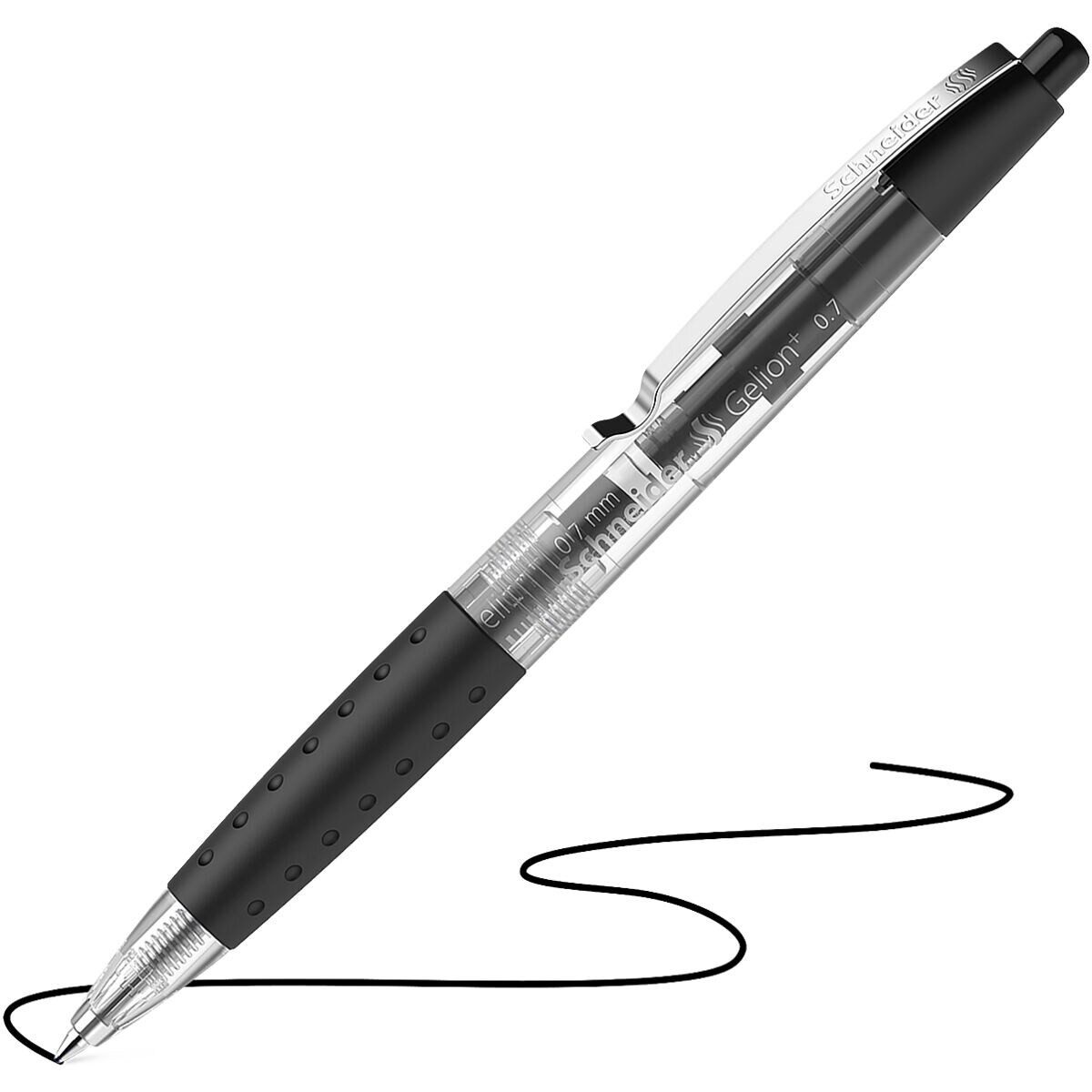 Schneider Gelschreiber Gelion +, mit Druckmechanik und schnelltrocknender Tinte