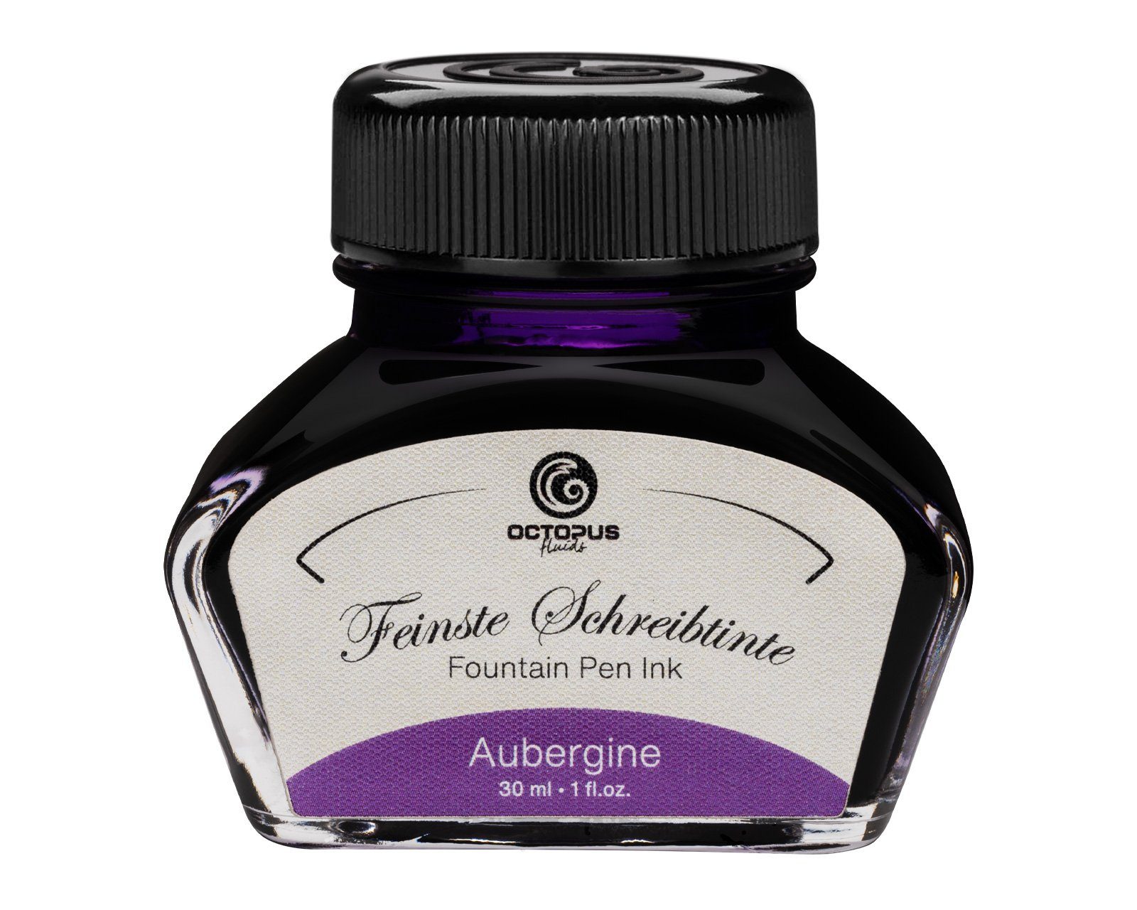 OCTOPUS Fluids Füllhaltertinte, Schreibtinte im Tintenglas Aubergine 30ml Tintenglas (Set, 0-tlg)