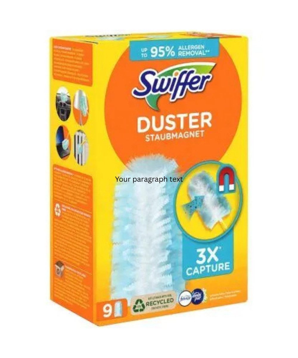 Swiffer Swiffer DUSTER STAUBMAGNET mit Febreze-Duft Staubfangtücher Reinigungstuch (Mikrofaser, Packung, 10-tlg., DUSTER STAUBMAGNET mit Febreze-Duft, 9 Tücher)