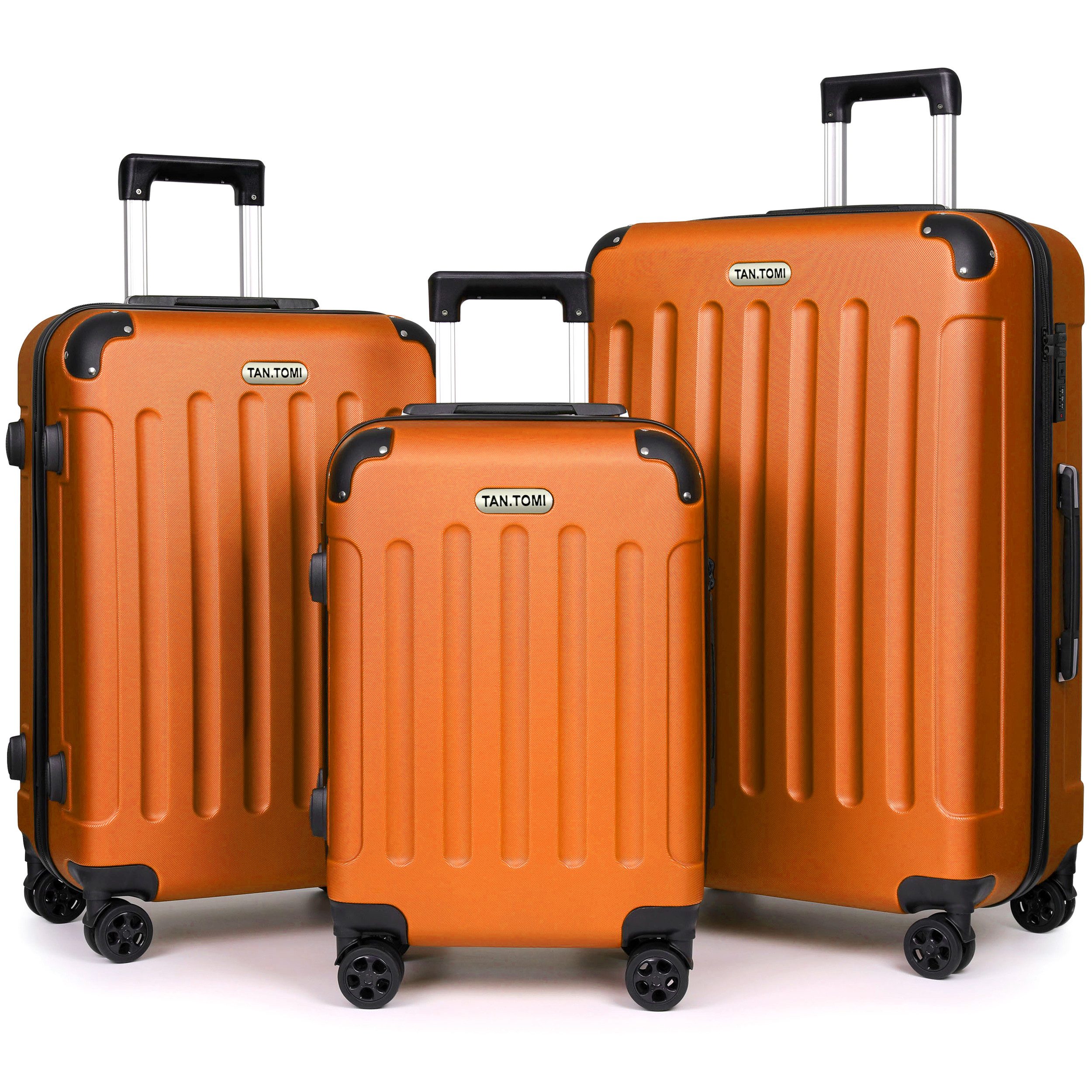 TAN.TOMI Hartschalen-Trolley Hartschalen-Koffer Trolley Rollkoffer Reisekof günstig online kaufen