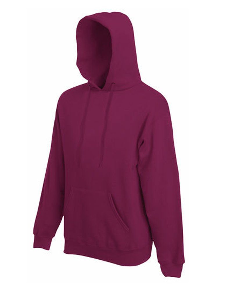 Fruit Of The Loom Kapuzenjacke 'Hooded Zip' – 80% Baumwolle, Verdeckter Reißverschluss, Größe XL