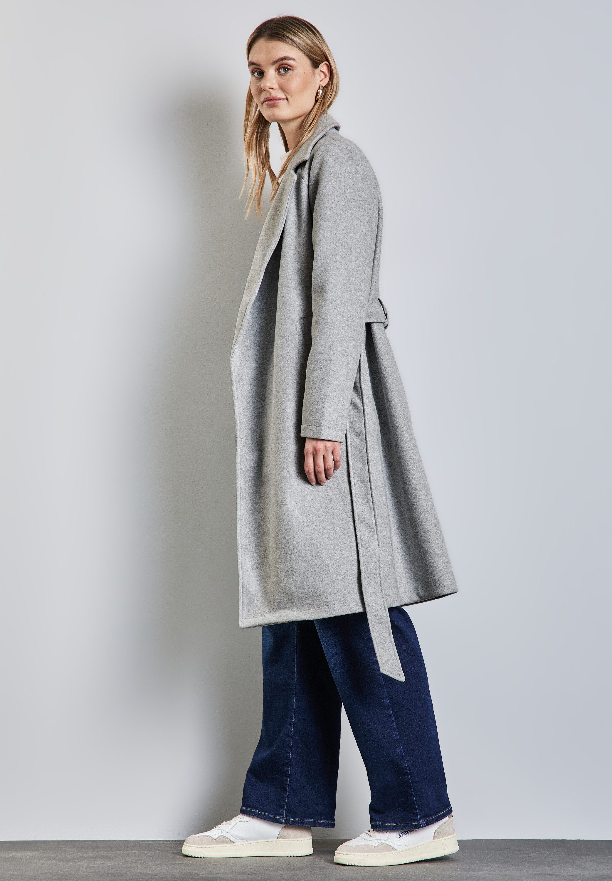 STREET ONE Kurzjacke mit Gürtel zum Taillieren