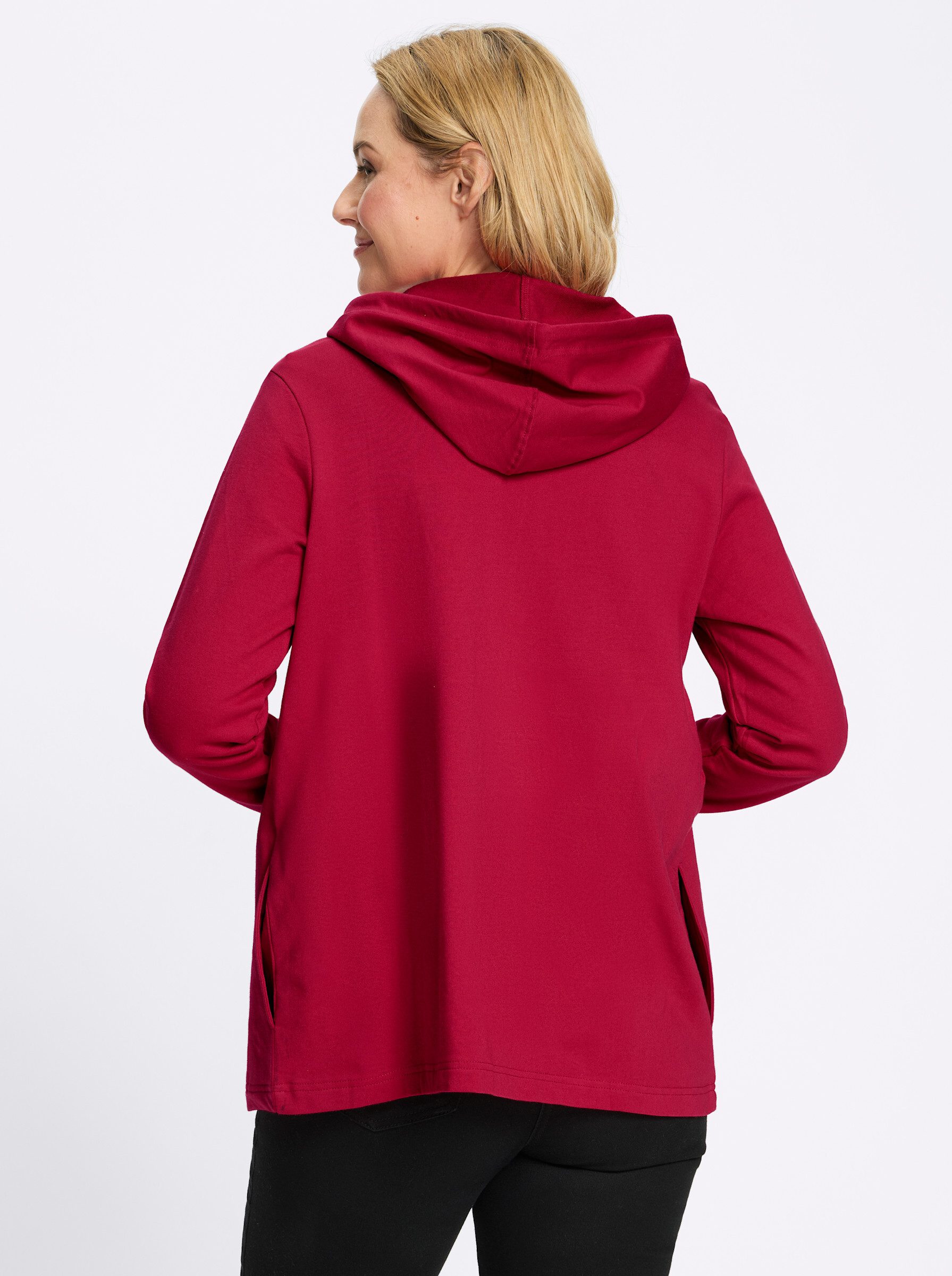 Sieh an! Shirtjacke Sweatjacke Langarm