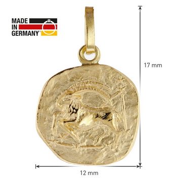 trendor Kette mit Anhänger Sternzeichen für Steinbock Gold 333 Anhänger + Kette