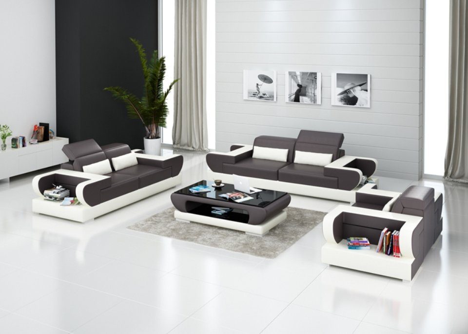 Sofas, Wohnlandschaft Europe in luxus Made Garnitur Beige Sitzer JVmoebel Design Sofa 3+2+1