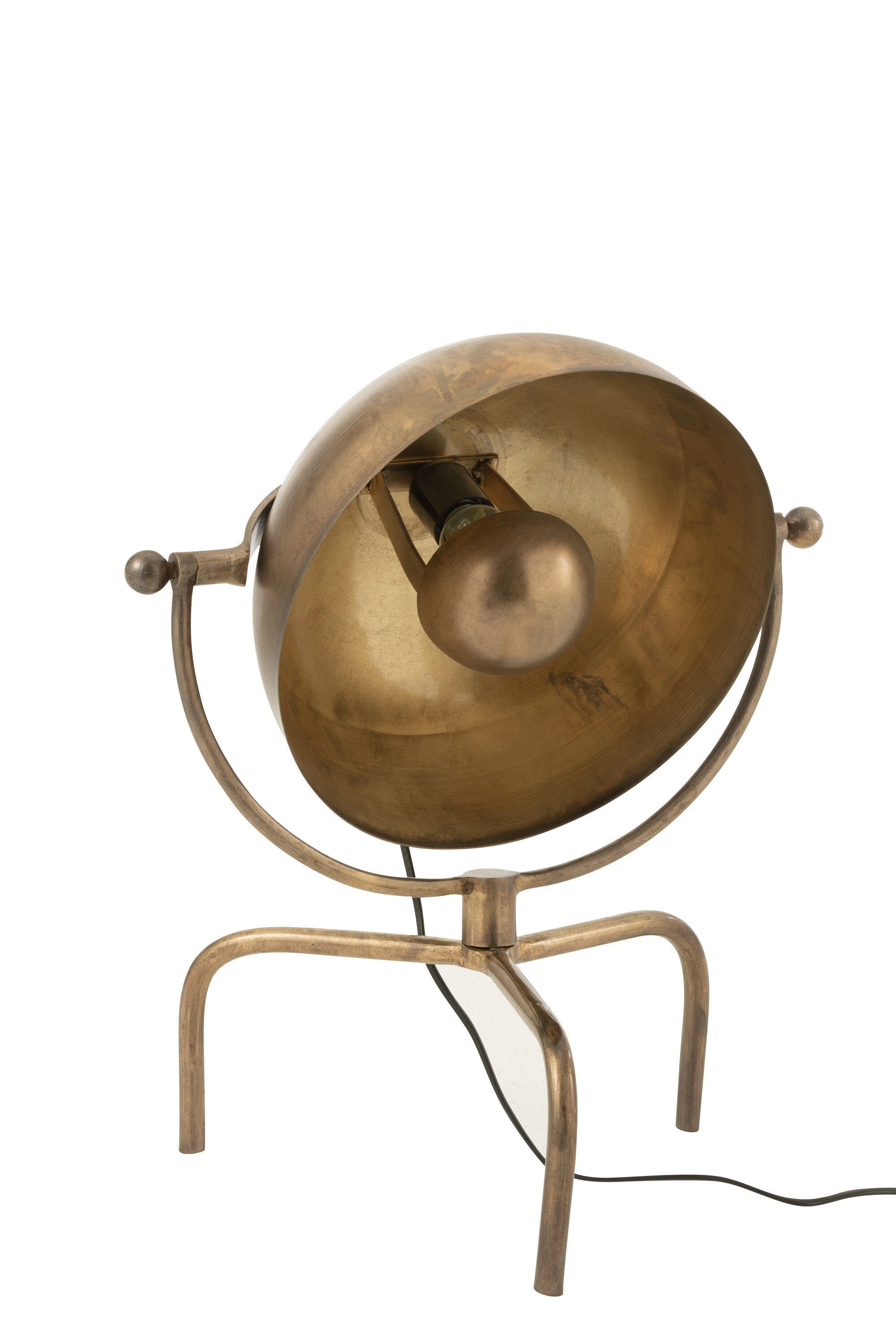 J-line Dekoobjekt Exquisite Antike Tischlampe - Erhältlich in stilvollem Eisen-Kupfer od bronze