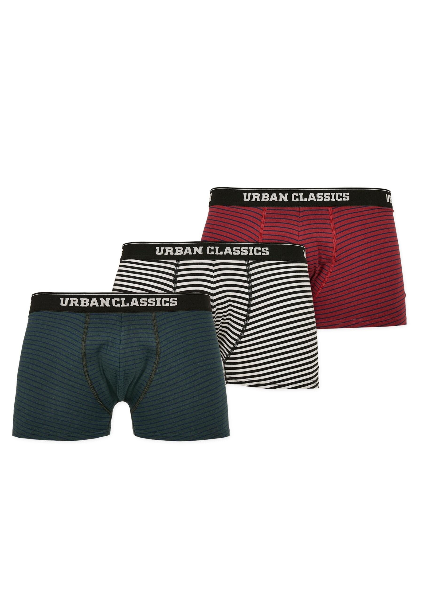 URBAN CLASSICS Boxershorts Urban Classics Männer Boxer Shorts 3-Pack (1-St) günstig online kaufen