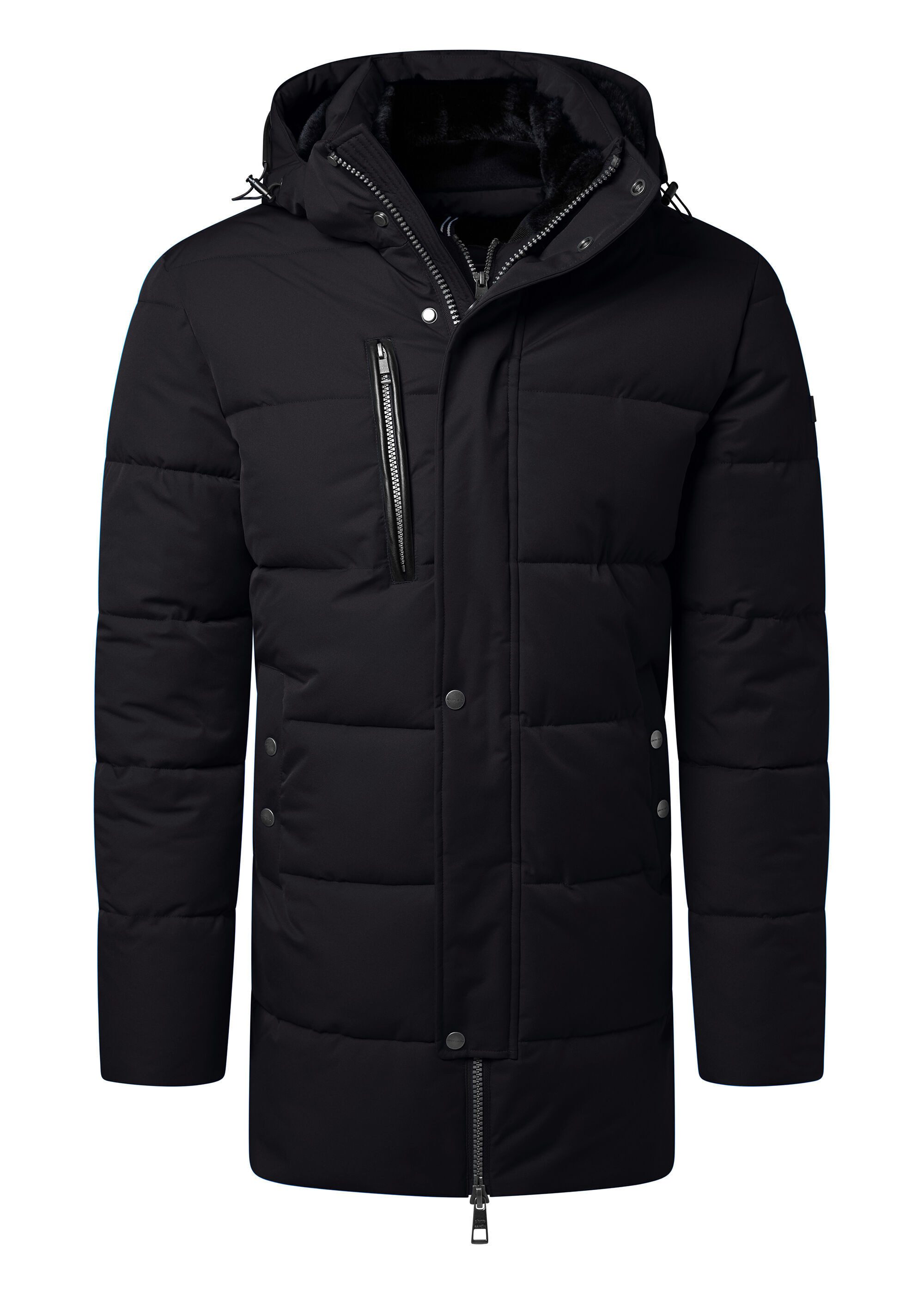 Pierre Cardin Winterjacke (1-St) mit Kapuze günstig online kaufen