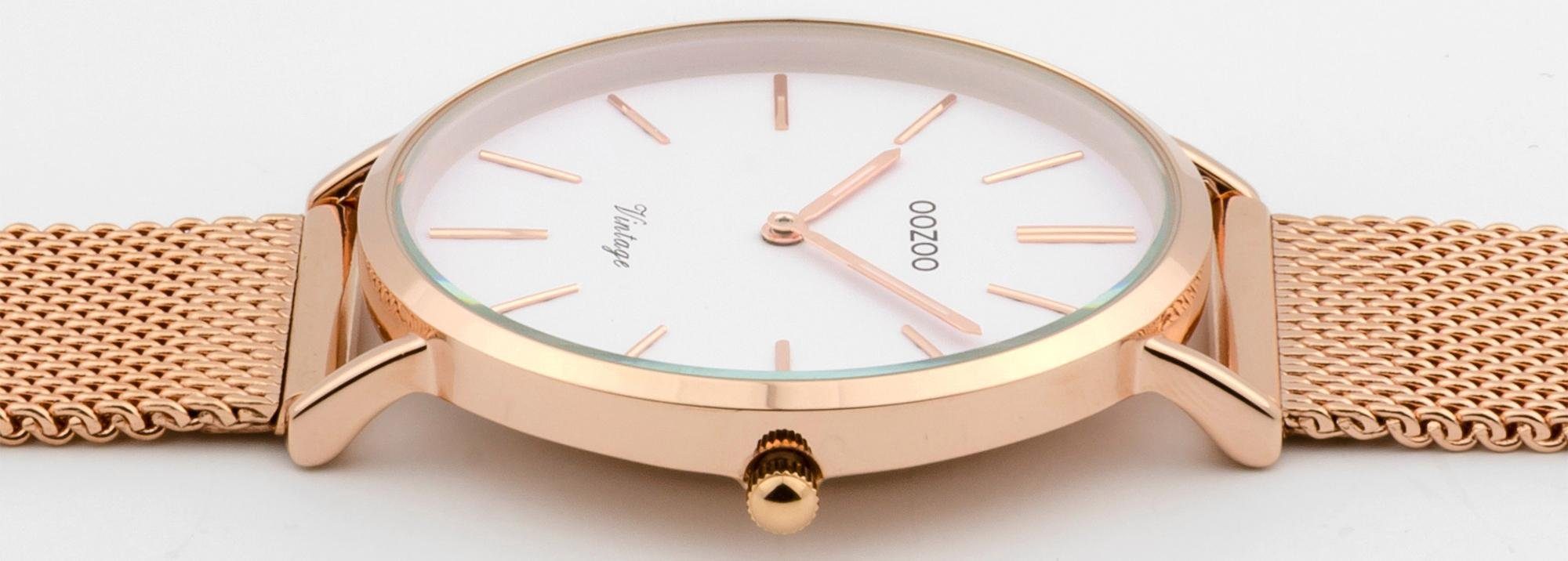OOZOO Quarzuhr C9918, Armbanduhr, Damenuhr, Edelstahlarmband günstig online kaufen