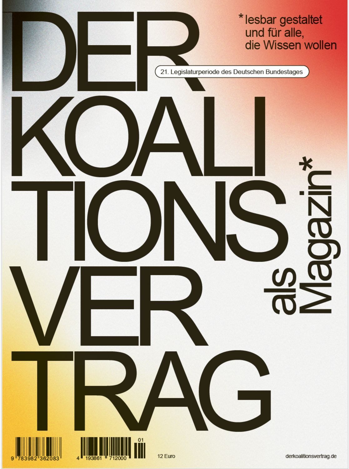 Der Koalitionsvertrag als Magazin / diverse