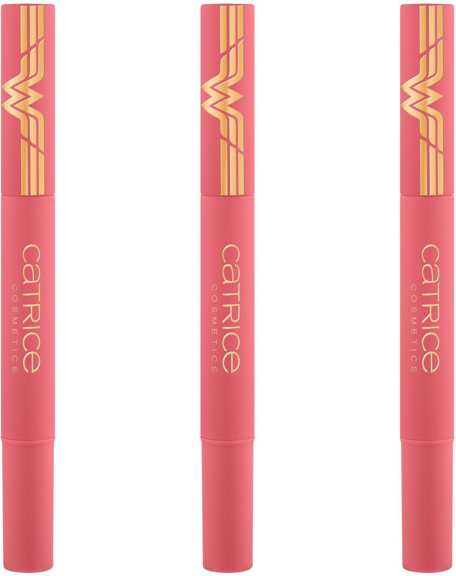 Catrice Lippenbalsam Wonder Woman Magic Lip Balm, 3-tlg.
