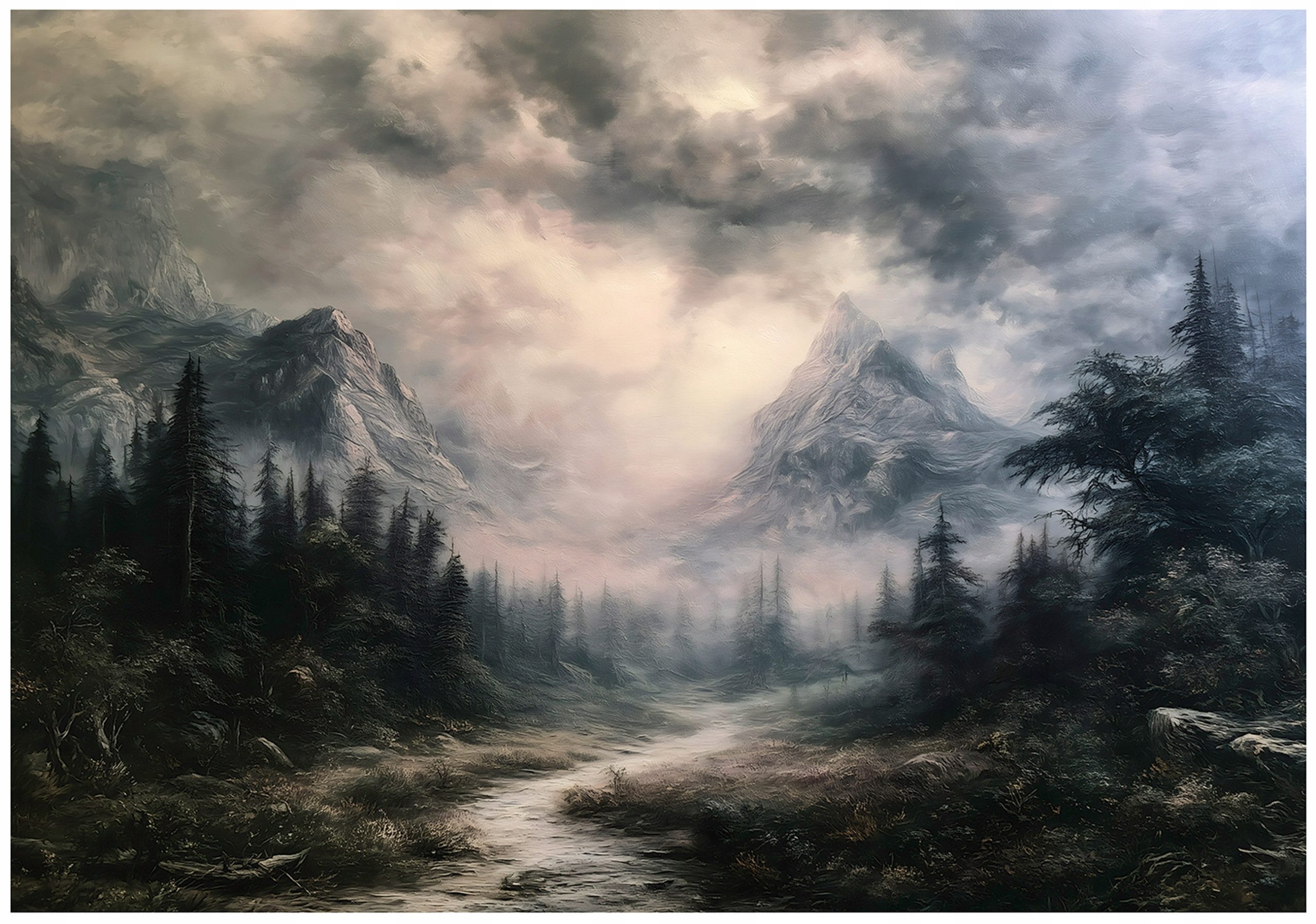 Wallarena Fototapete Waldmotiv beruhigend UV-beständig Schlafzimmer 400x280 cm, glatt, 150 x 105 cm