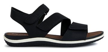 Geox D SANDAL VEGA Sandale, Sommerschuh, Sandalette, Klettschuh, mit Klettverschlüssen