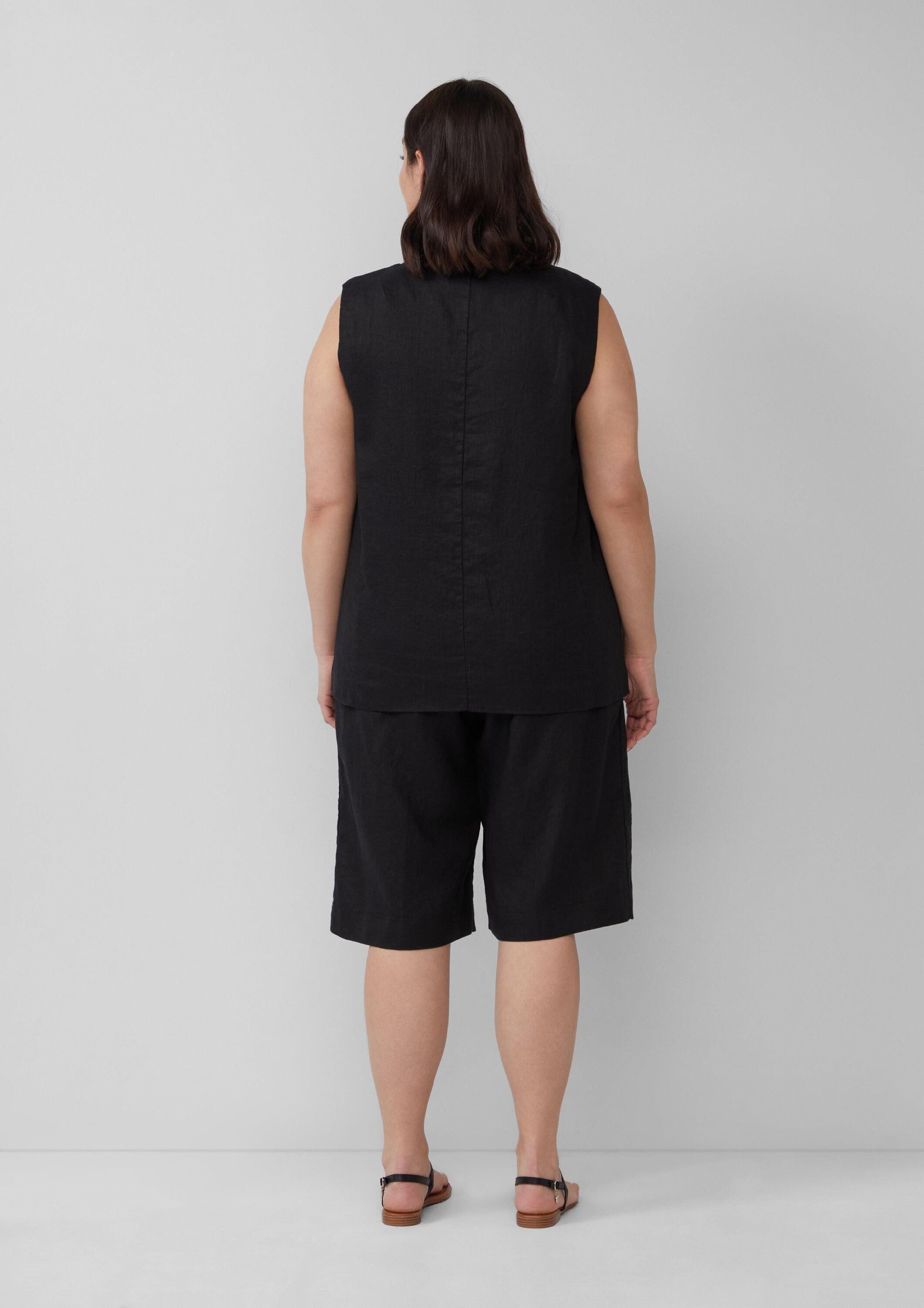 s.Oliver Funktionsweste Indoor-Weste Weste aus Leinen