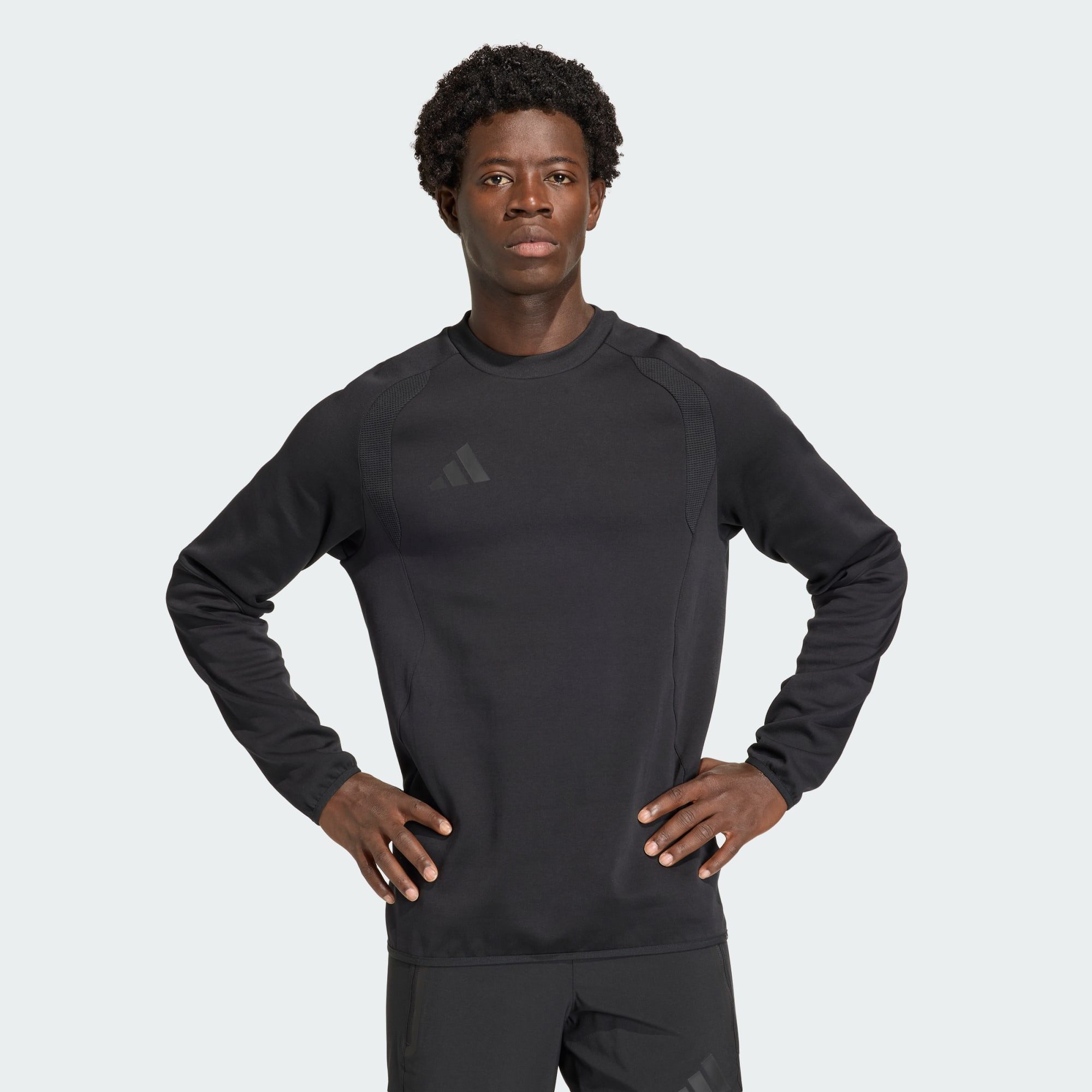 adidas Performance Sweatshirt TIRO TRAVEL SWEATSHIRT, RUNDHALSAUSSCHNITT (1 günstig online kaufen