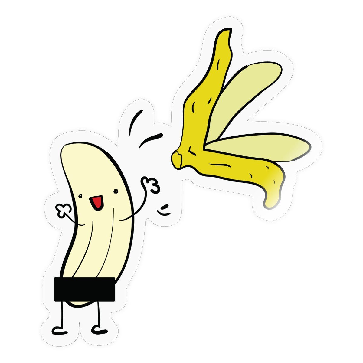 Spreadshirt Aufkleber Striptease Banane Zensurbalken Lustig Sticker Aufkleber