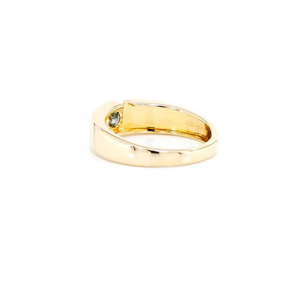 Cavill Diamantring Cavill Ring 0,225 ct blauer Diamant, 925er Gold vergoldet, Damen (1-tlg)