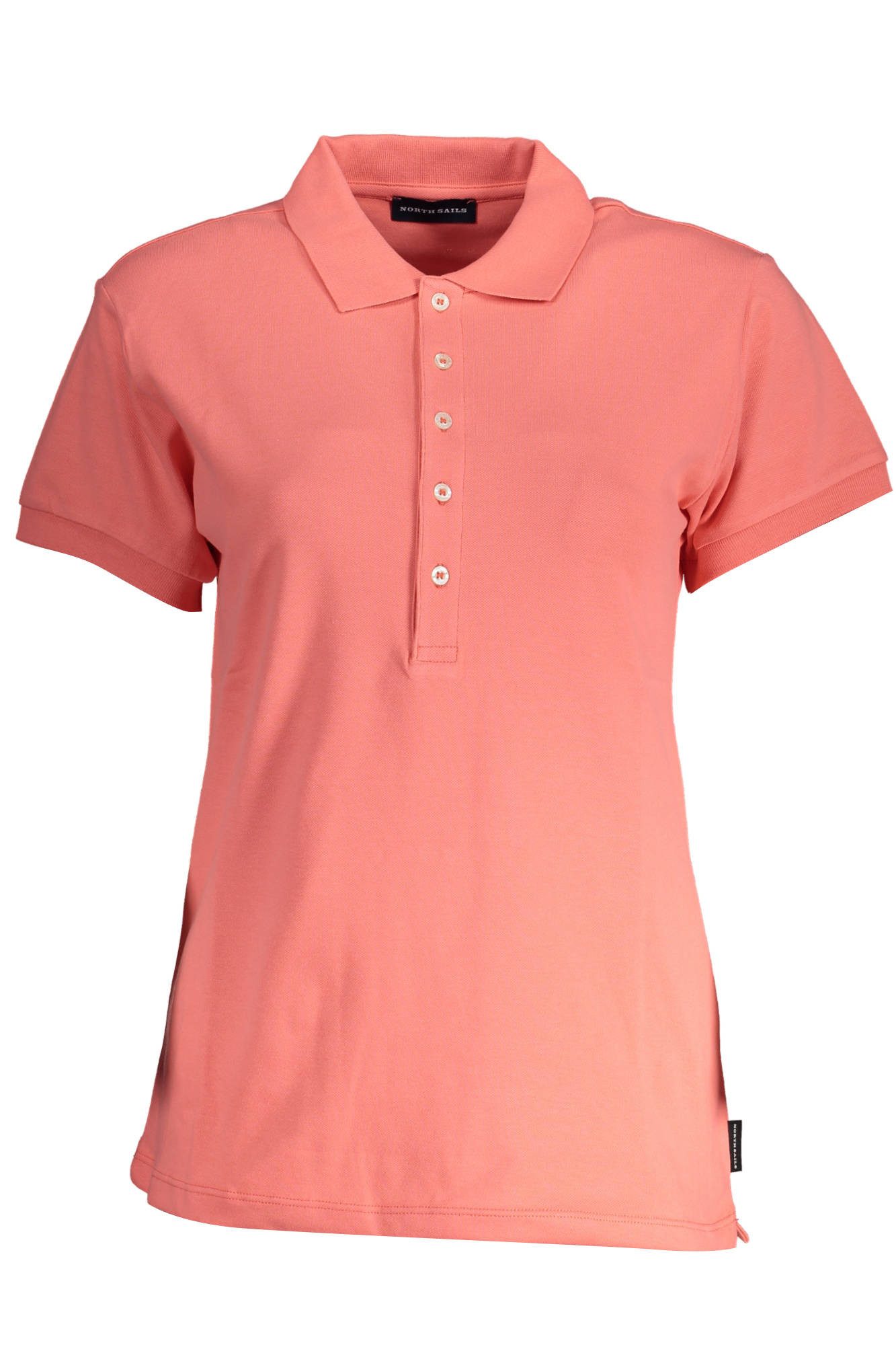 North Sails Poloshirt Damen Kurzarm-Poloshirt Rosa aus Bio-Baumwolle mit