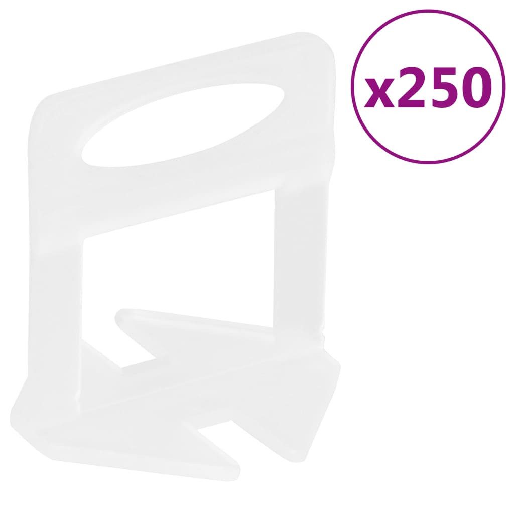 vidaXL Nivelliersystem Fliesen-Nivellierclips 250 Stk. 2 günstig online kaufen