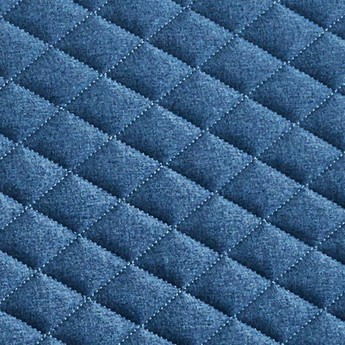 blau Sitzhöhe: ohne (1-St), Meran Sitzbank Gepolstert, | Rückenlehne, Breite: INTER-FURN cm 130 blau cm, 48