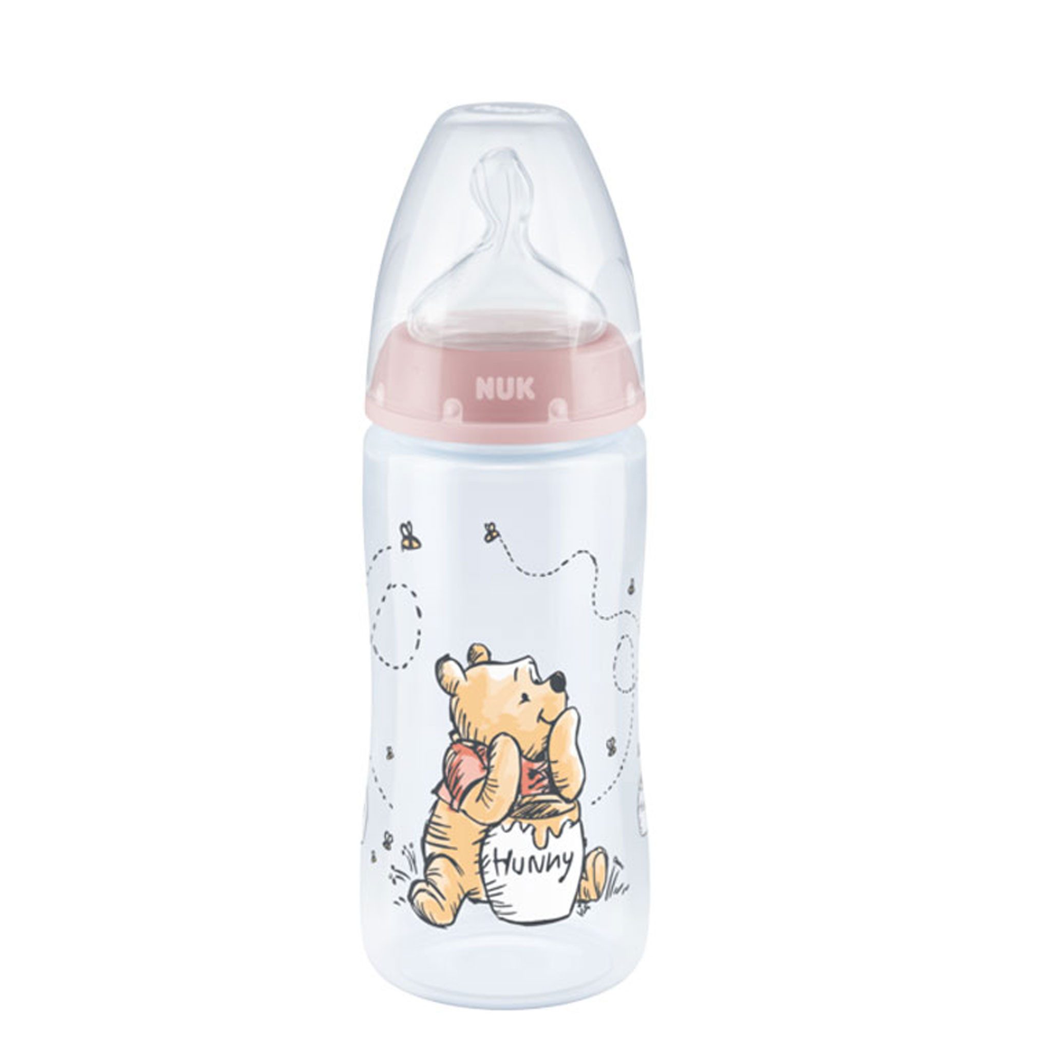 Babyflasche NUK Babyflasche Disney "Winnie" mit Gr1M Silikon 300 ml