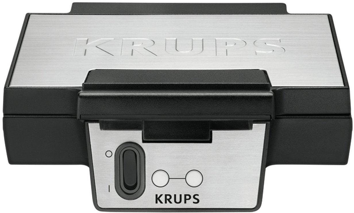 Krups Waffeleisen FDK251, 850 W, 2 Belgische Waffeln gleichzeitig, antihaftbeschichtete Platten