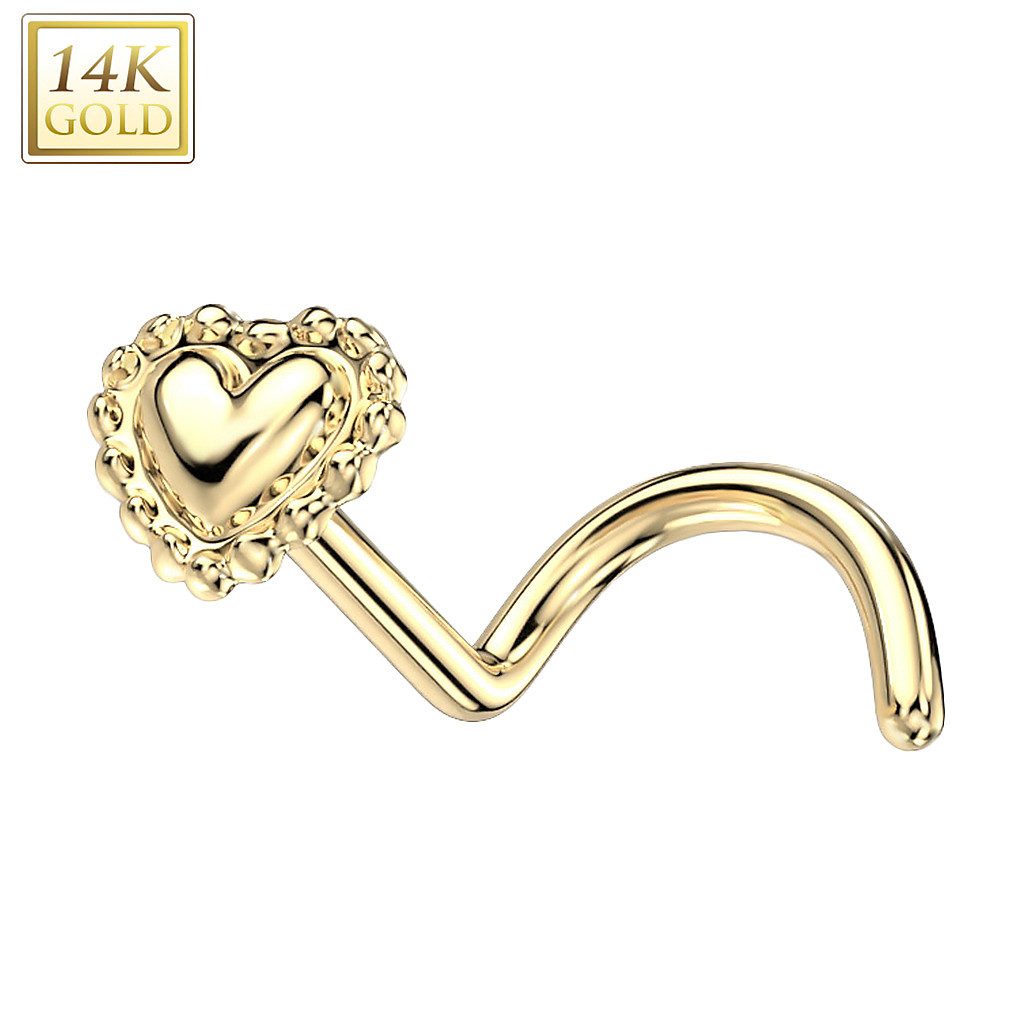 Taffstyle Nasenpiercing 585 Gold 14K Nasenstecker günstig online kaufen