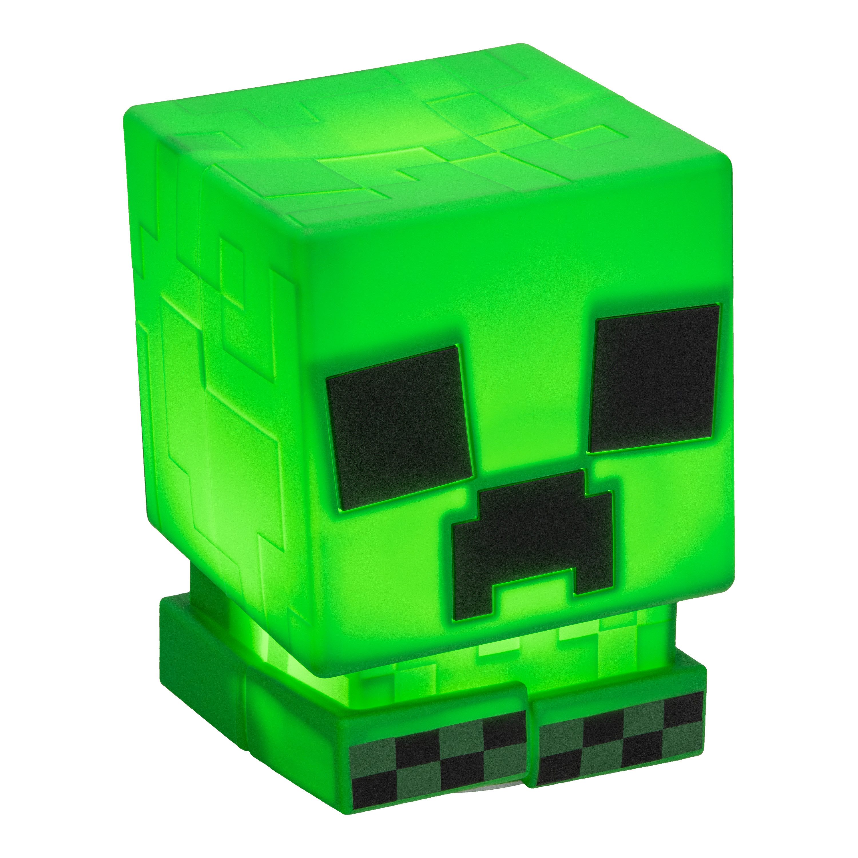 Paladone Dekolicht Squishy Glo Silikon Lampe Creeper aus Minecraft, LED fest integriert, 3 Helligkeitsstufen, 3 Stunden Nachtlicht Modus