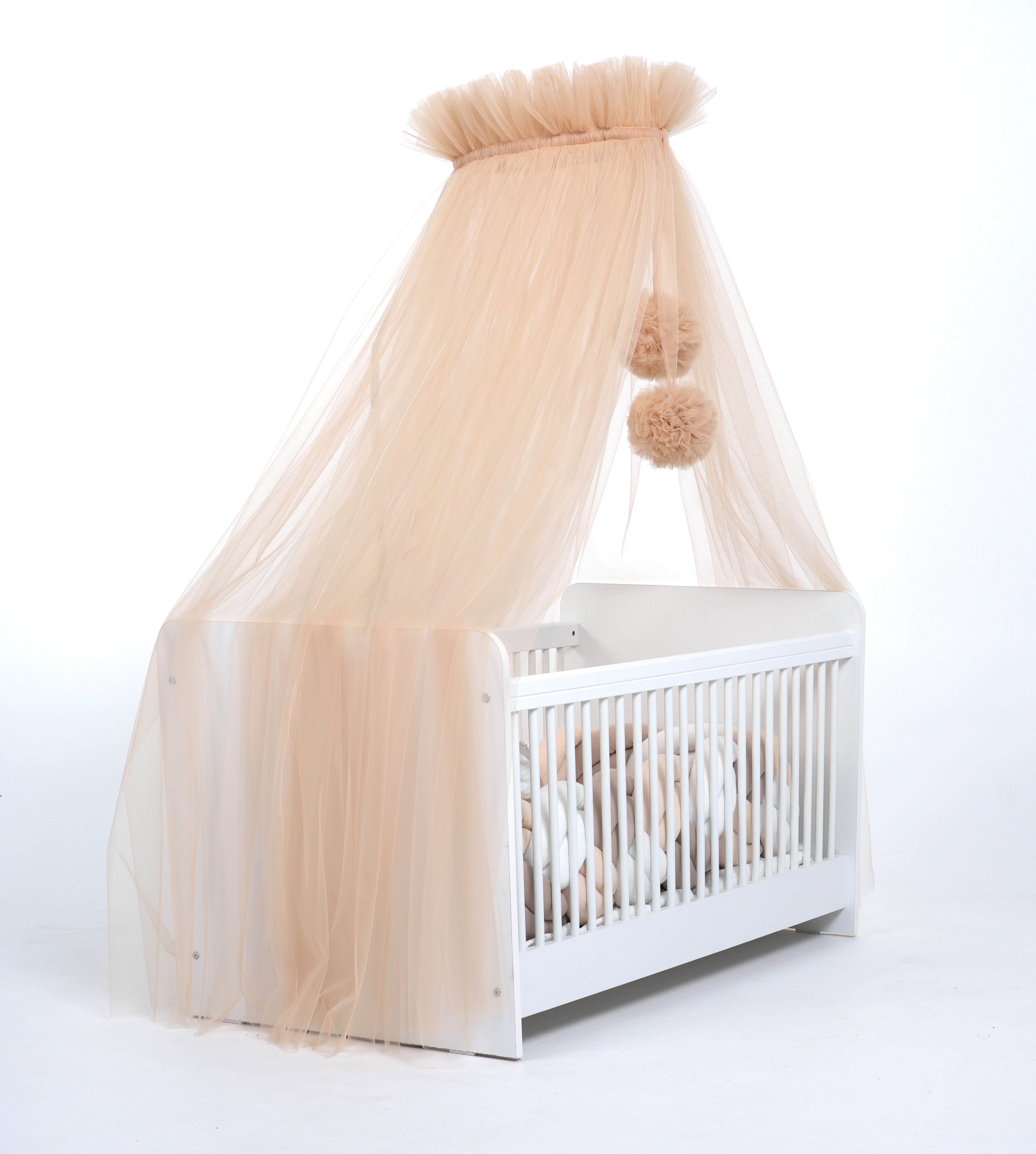 Baby Fancyroom Betthimmel Tüll Betthimmel für Babybett Babywiege Beistellbe günstig online kaufen