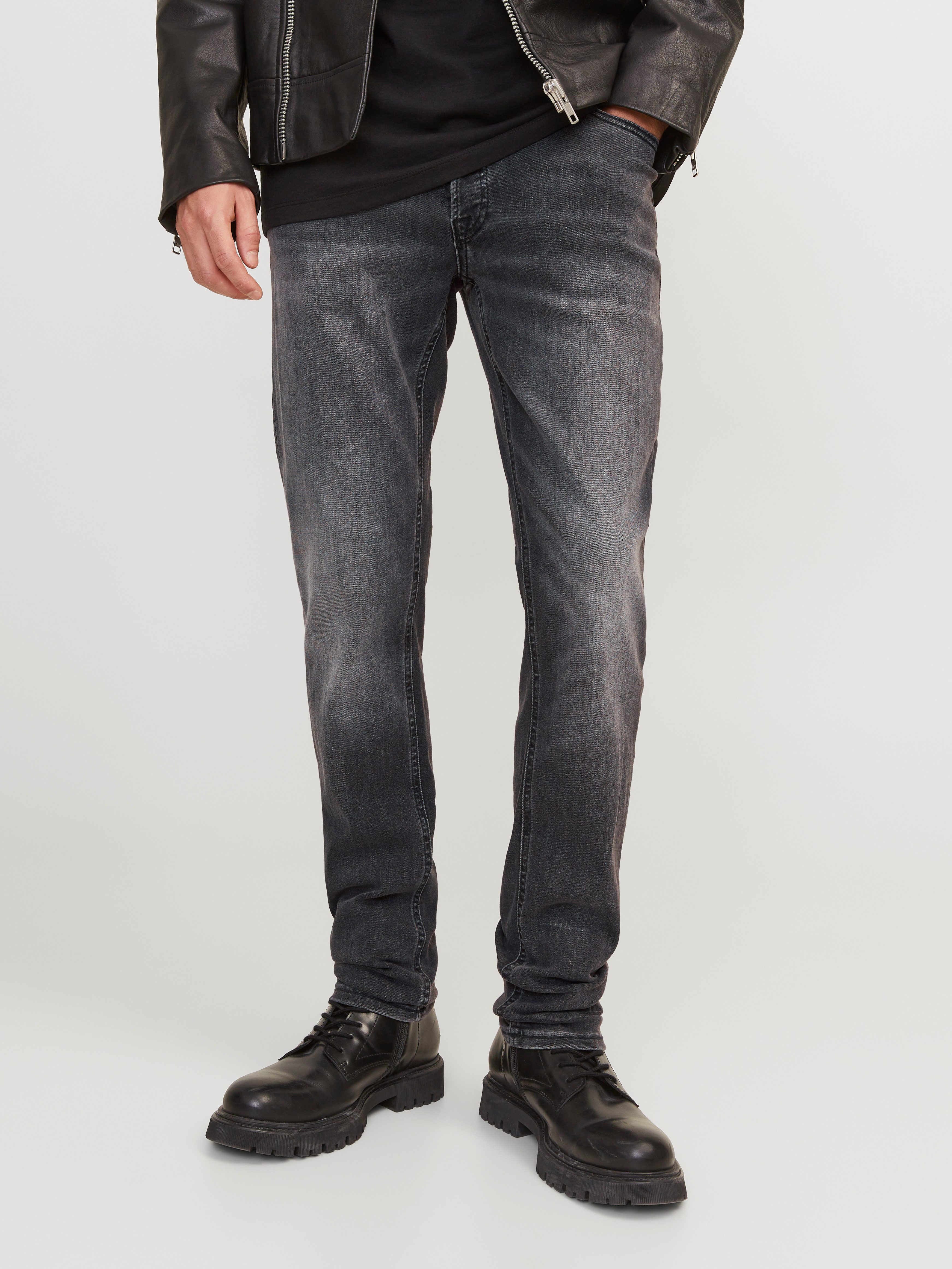 Jack & Jones Slim-fit-Jeans JJIGLENN Slim-Fit mit Stretch und praktischer 5-Pocket-Form Baumwollmischung, slim fit
