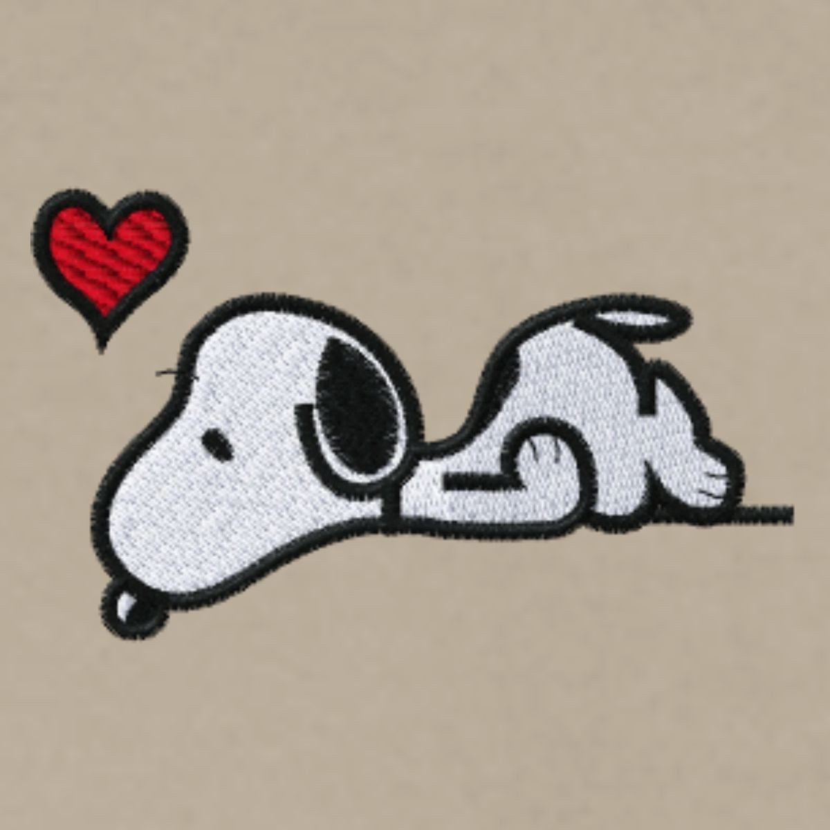 Spreadshirt T-Shirt Peanuts Snoopy Liebe Herz Love Stick Oversize Unisex T-Shirt (1-tlg)