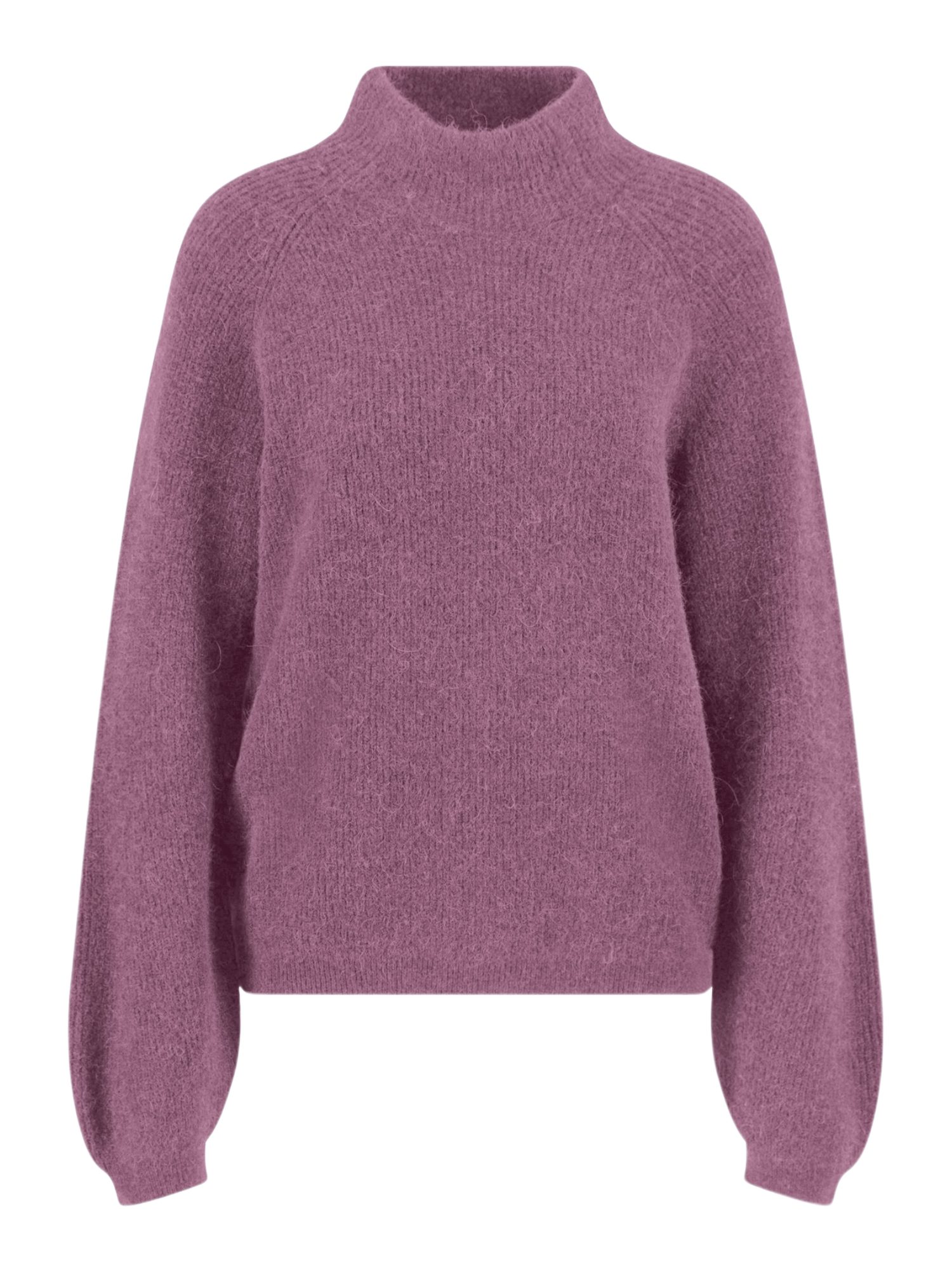 FYNCH-HATTON Strickpullover lila,Casual,Polyamid,Strukturiert,Rollkragen,Lang,Casual Fit
