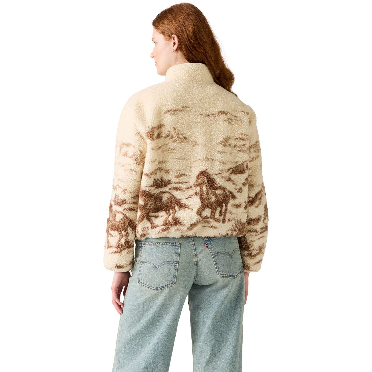 Levi's® Fleecejacke Kasey Sherpa Pullover Ow günstig online kaufen
