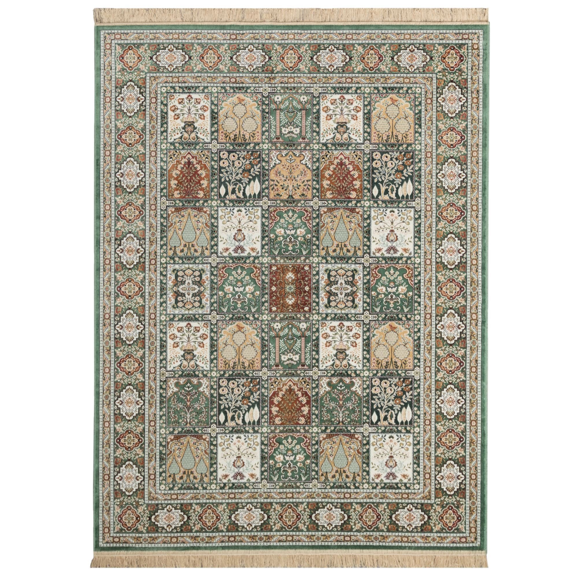 Steffensmeier Orientteppich Riad Felder, Rechteckig, Höhe: 5 mm, Bordüre günstig online kaufen