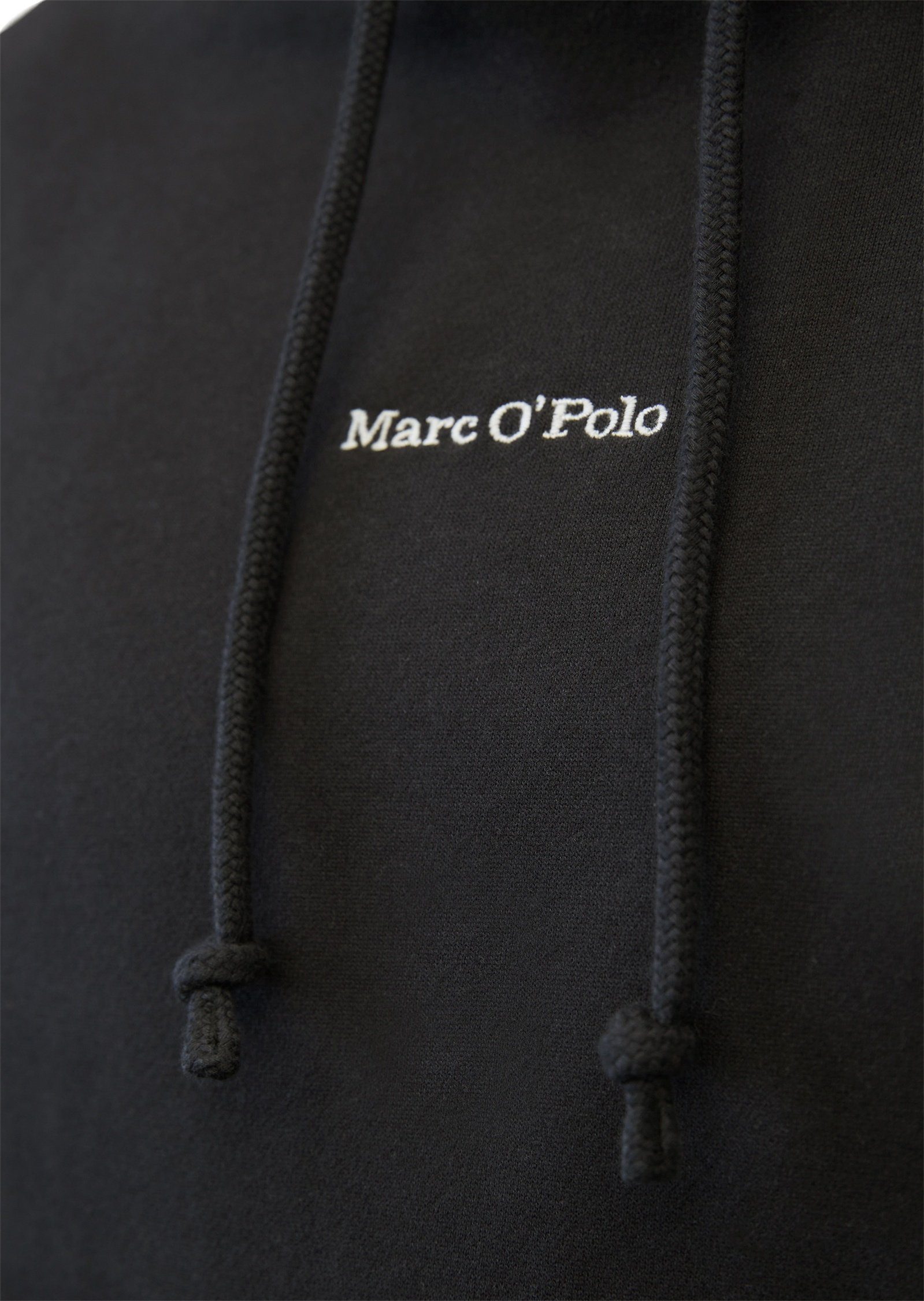 aus schwarz reiner Bio-Baumwolle Sweatshirt Marc O'Polo