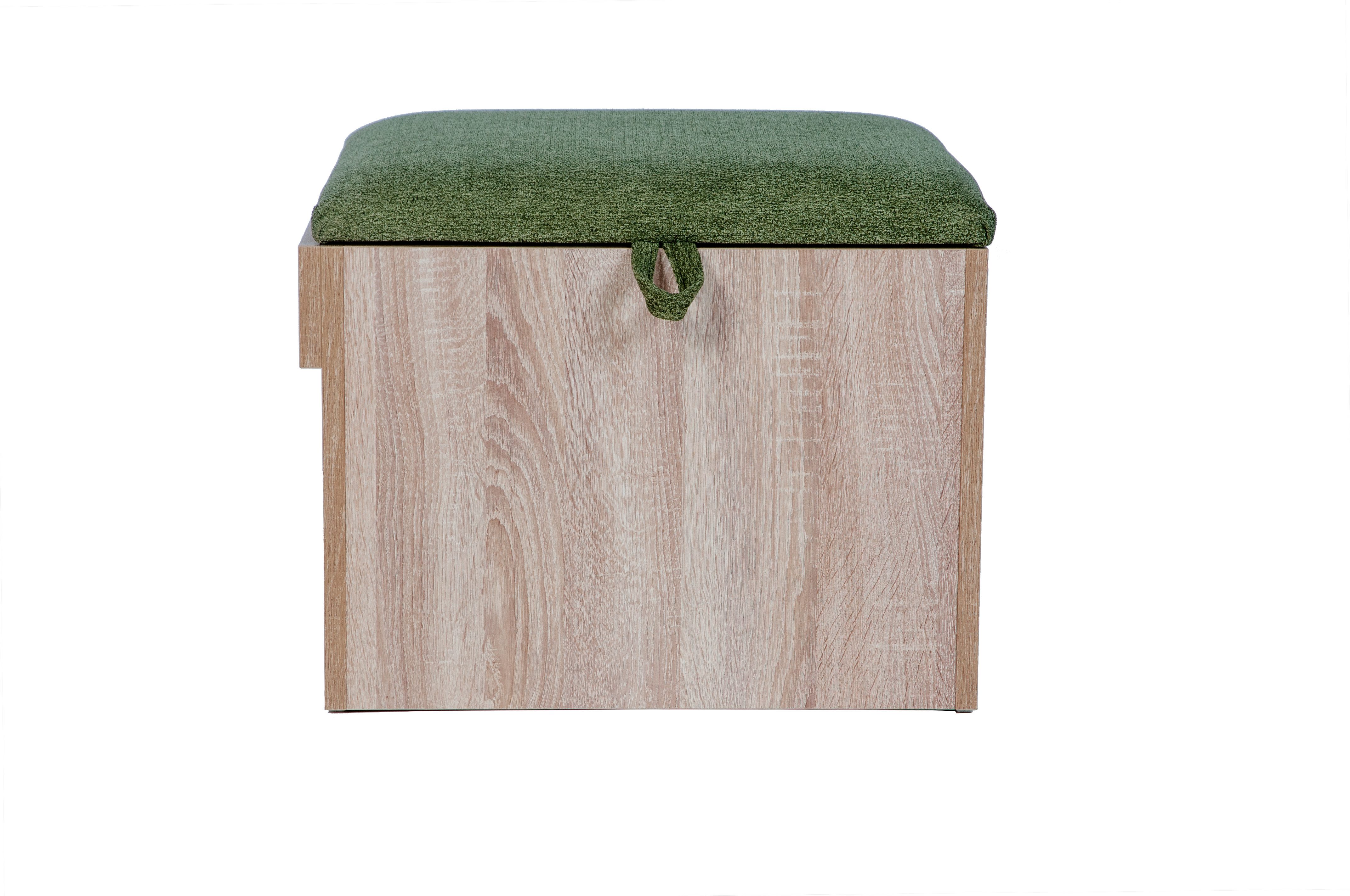 kundler home Sitzbank mit Truhe quadratisch, L57cm, ideal als Eckteil zur Truhenbank