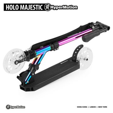 HyperMotion Cityroller HOLO MAJESTIC Zweirädriger Roller – Vollaluminium, bis 100 kg