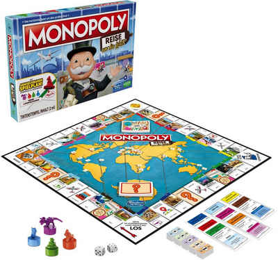 Hasbro Spiel, Gesellschaftsspiel »Monopoly Reise um die Welt«