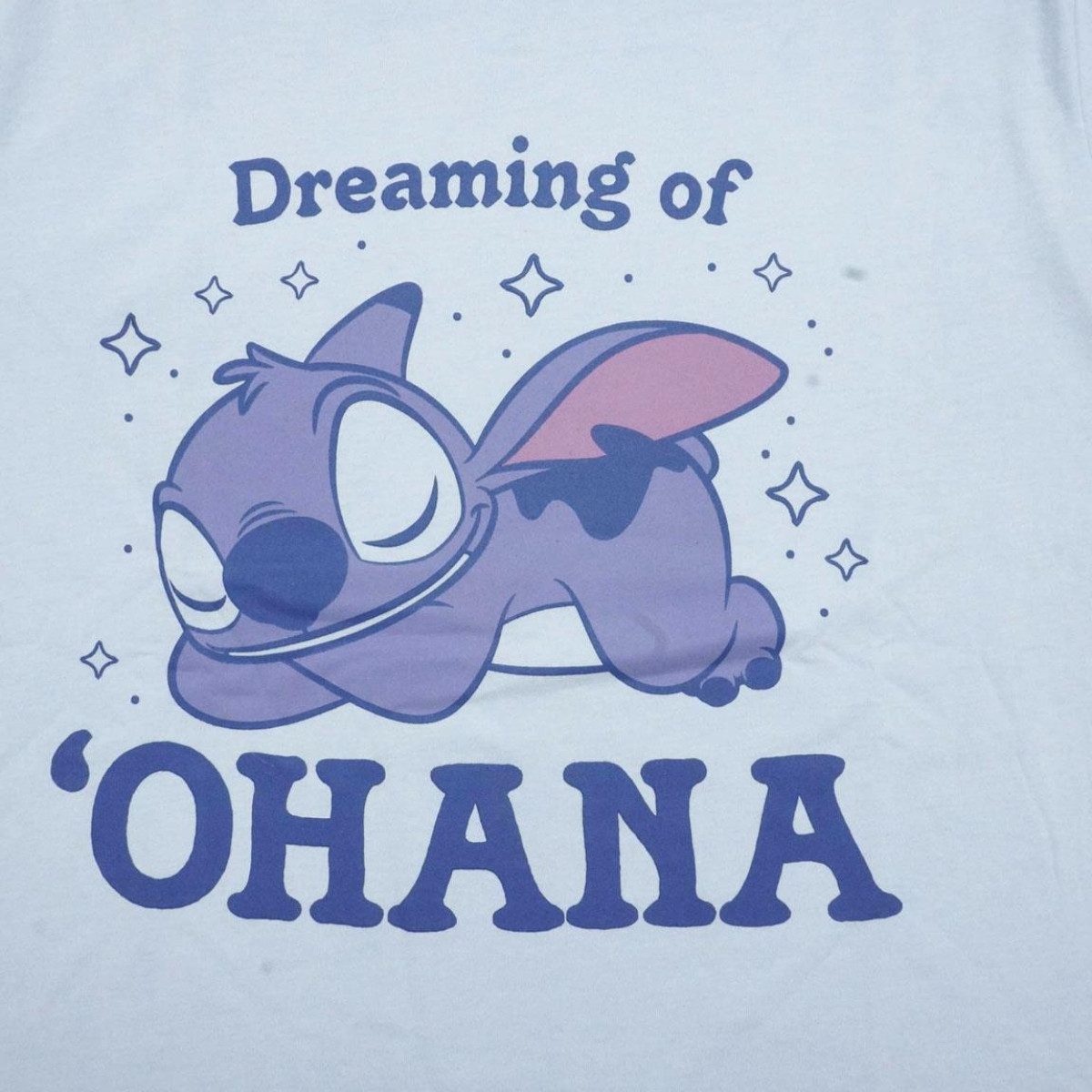 Disney Schlafanzug Lilo & Stitch Long Pyjama für Erwachsene bequemer Schlafanzug