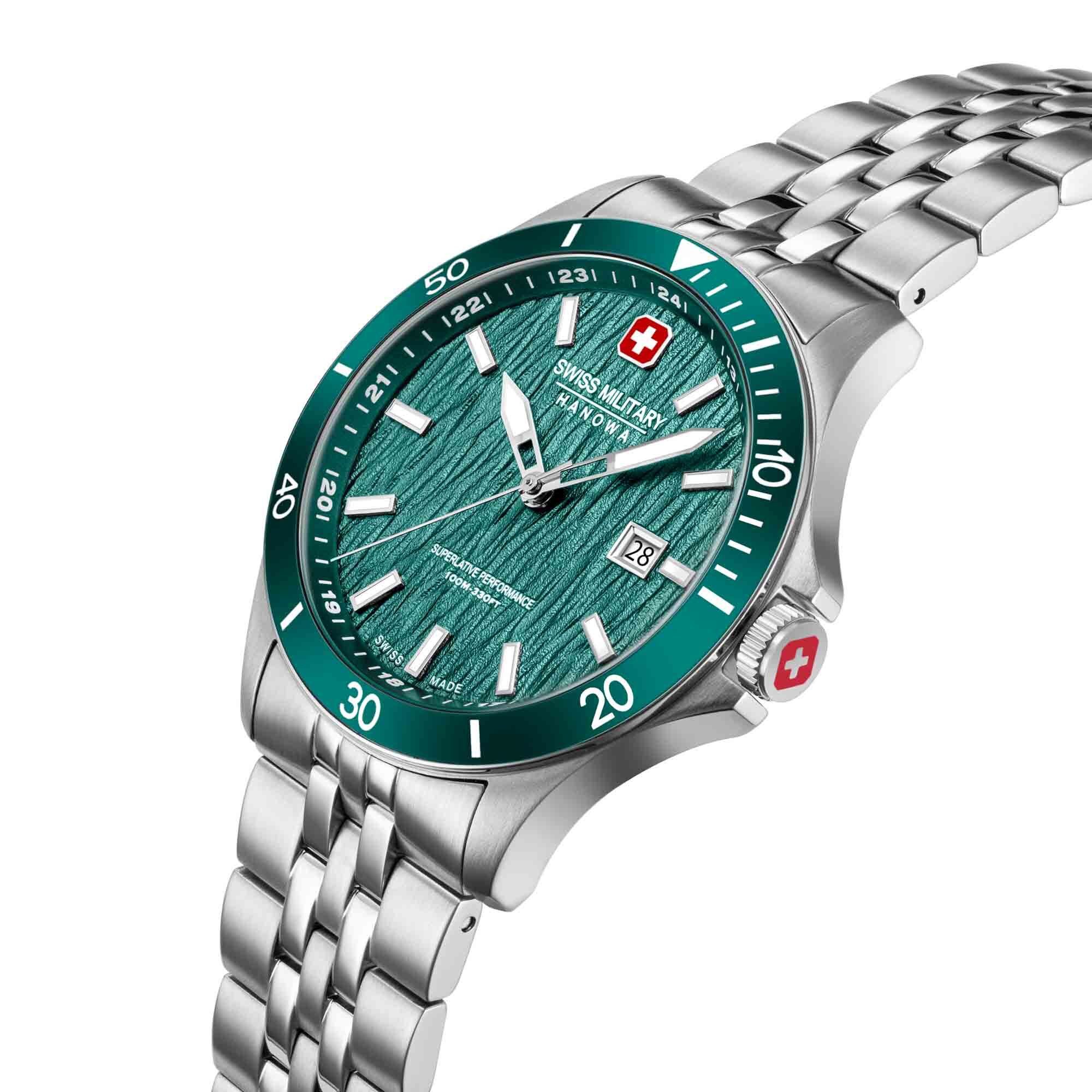 Swiss Military Hanowa Quarzuhr Quarzuhr Herrenuhr 42 mm Quarz Herren