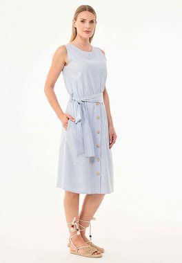 ORGANICATION Kleid & Hose Women's Striped Sleeveless Dress