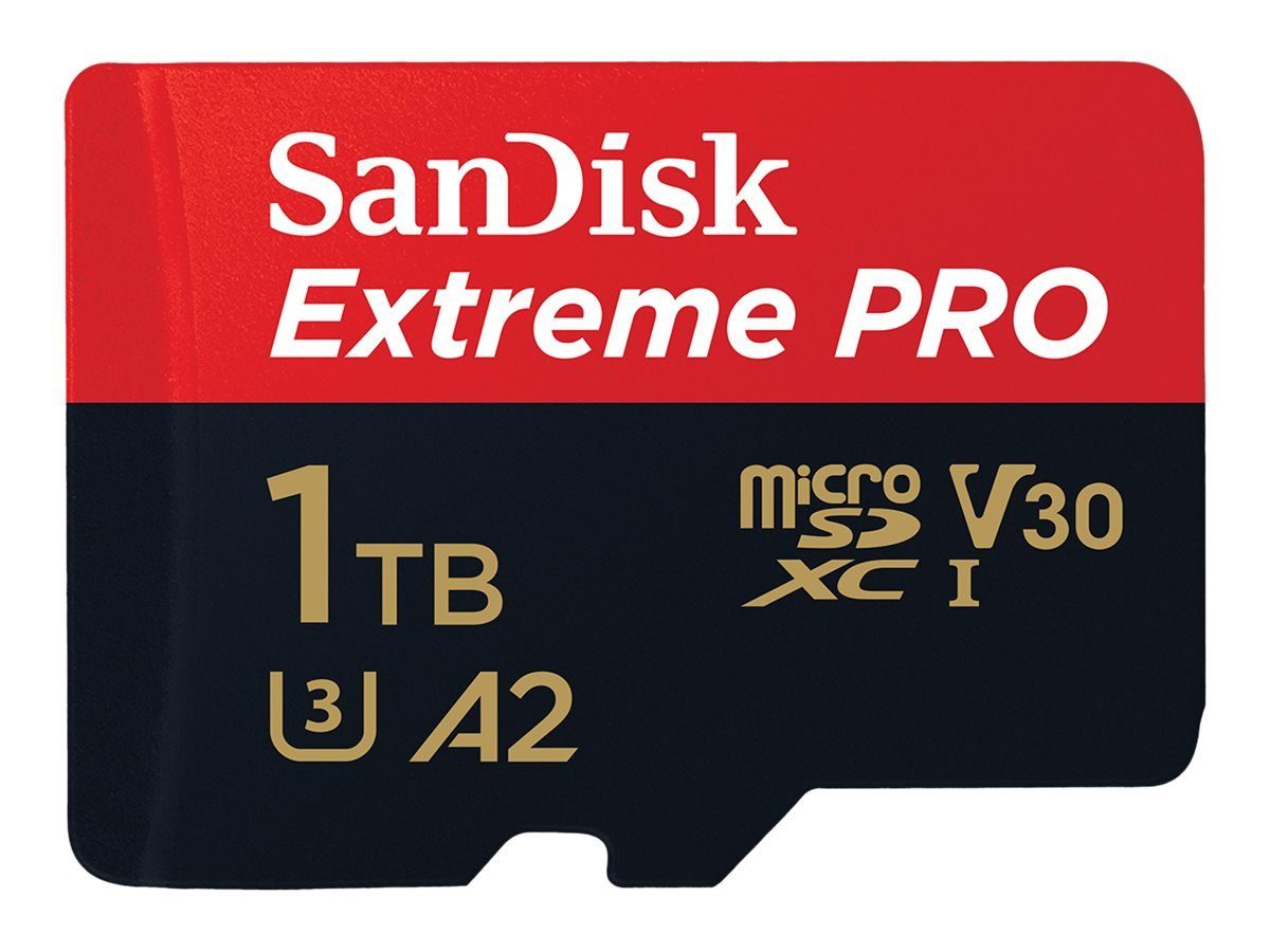 SANDISK Extreme Pro 1TB microSDXC Speicherkarte (200 MB/s,A2,Class10,U Micro SD-Karte