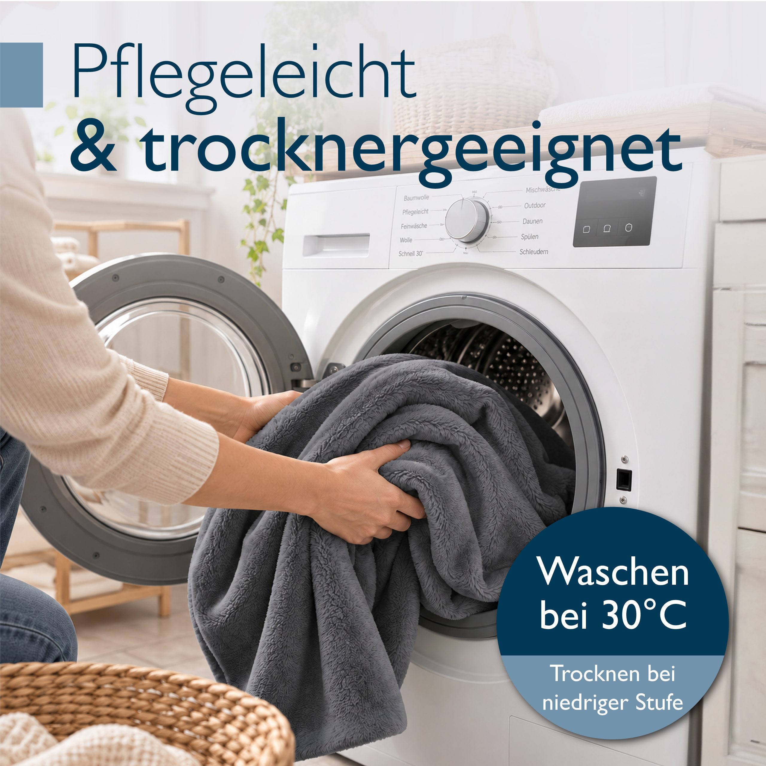 Wohndecke Aurelia Kuscheldecke Anthrazit, 150x200cm, Beautissu, Microfaser Fleecedecke als Tagesdecke oder Sofa Überwurf – Bild 3 von 5