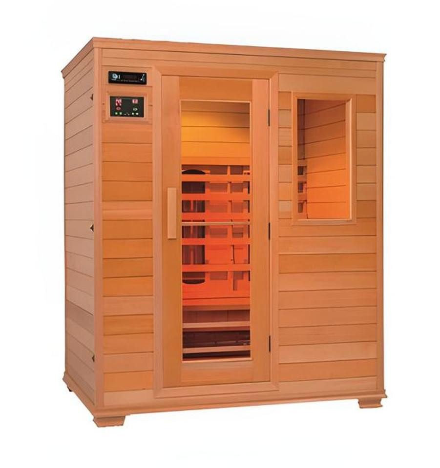 JVmoebel Sauna Designsauna Trockensauna 155x110 cm in Braun - Heimsauna aus Holz, Made in Europe