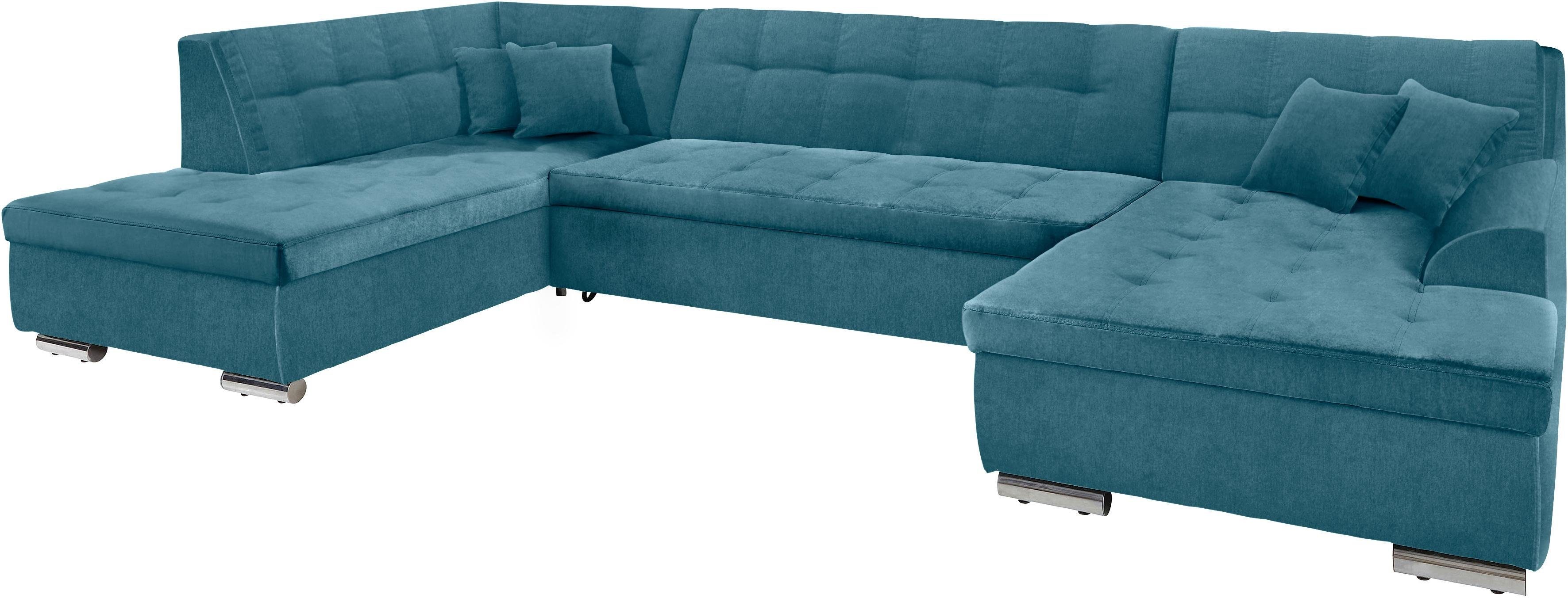 DOMO collection Wohnlandschaft Aversa U-Form, wahlweise günstig online kaufen
